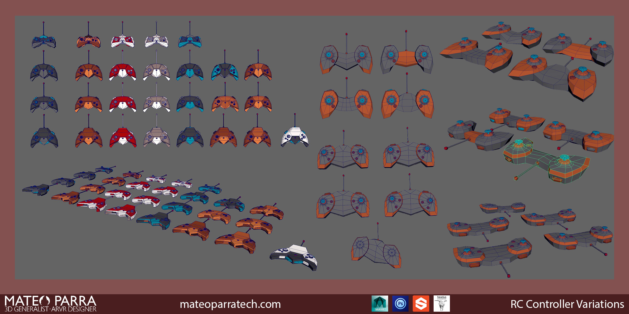 RC Controller Model Variations B