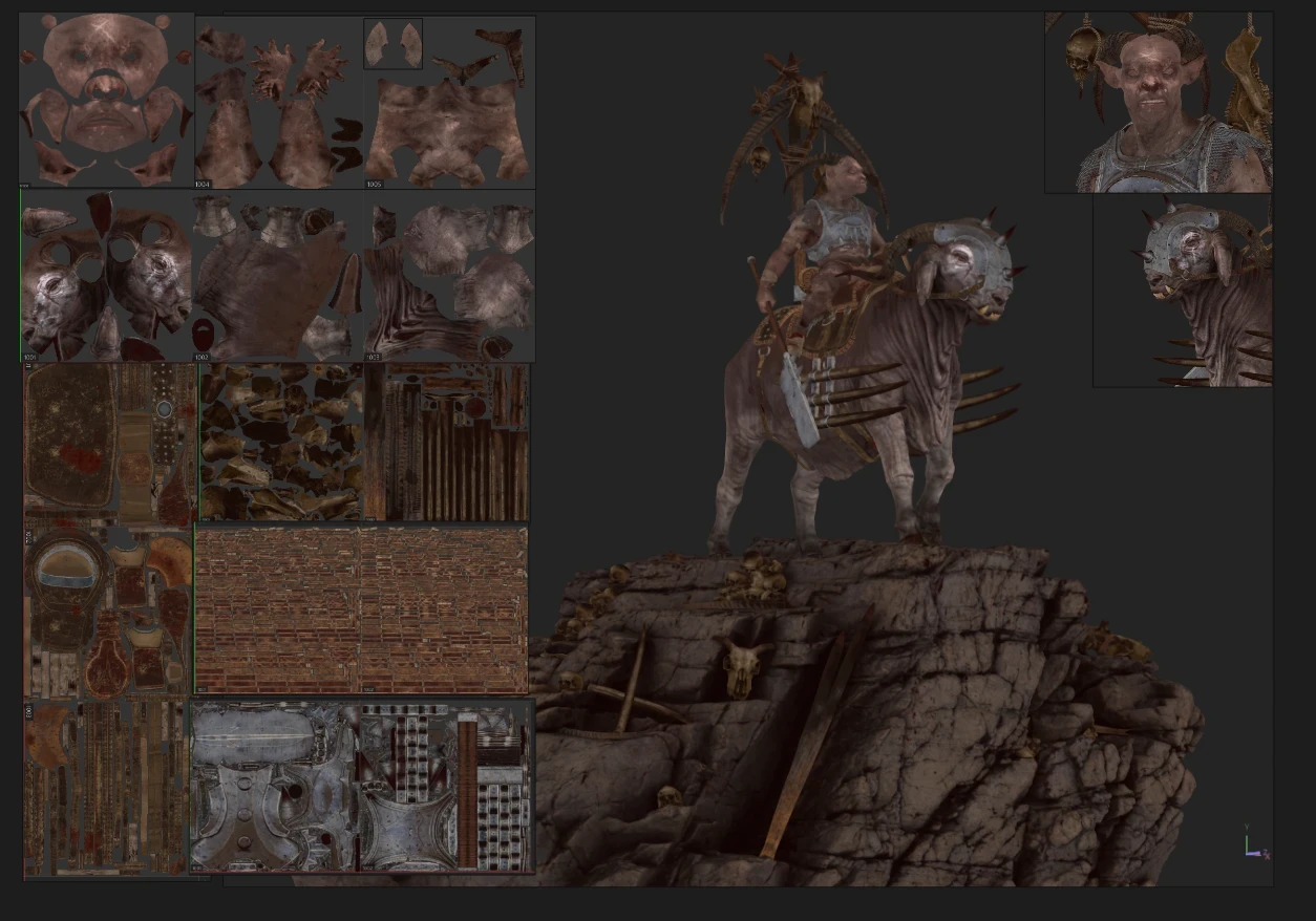  UVs and Base Colors 