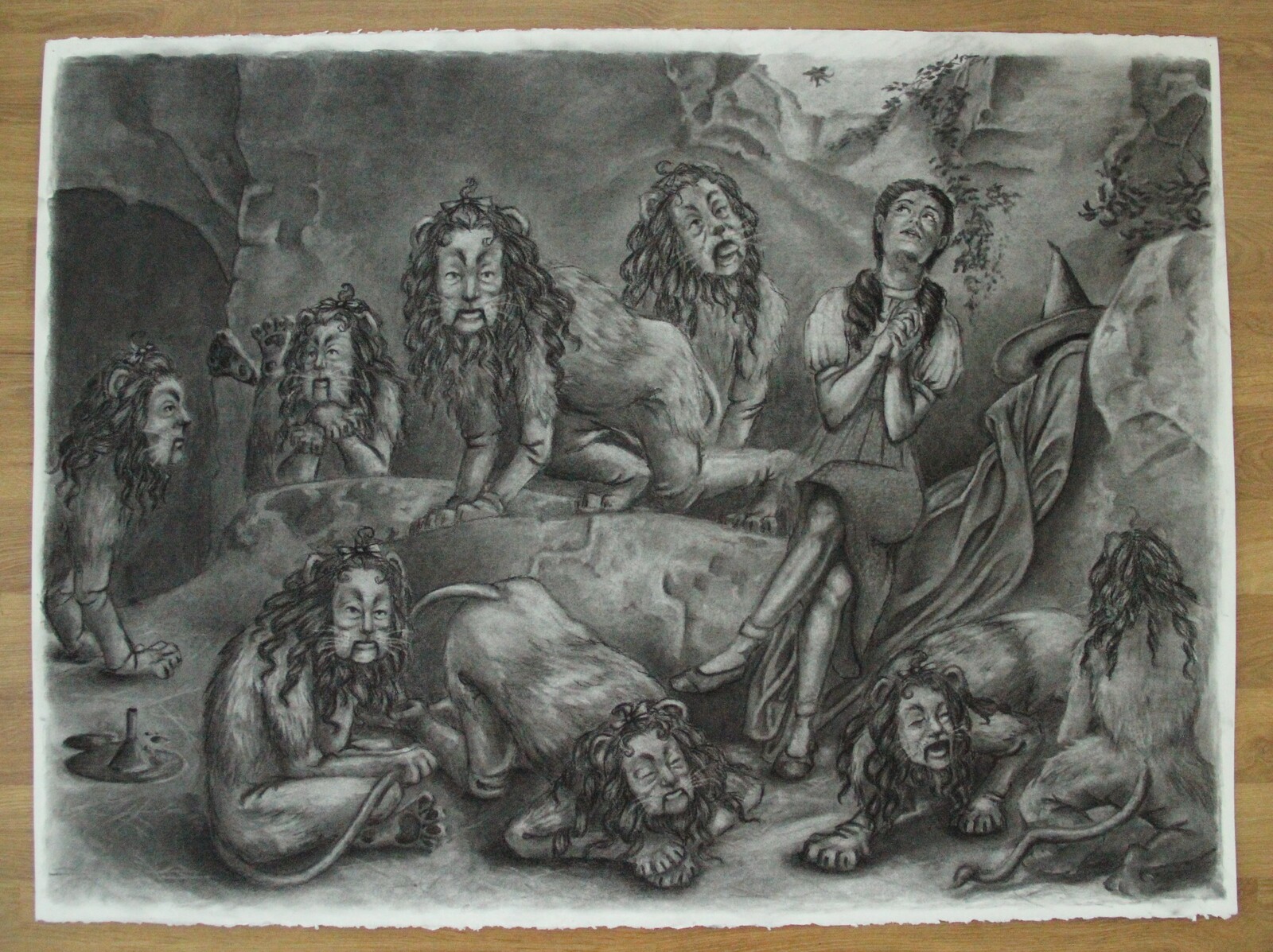 Master Copy | Dorthy in the Cowardly Lion's Den