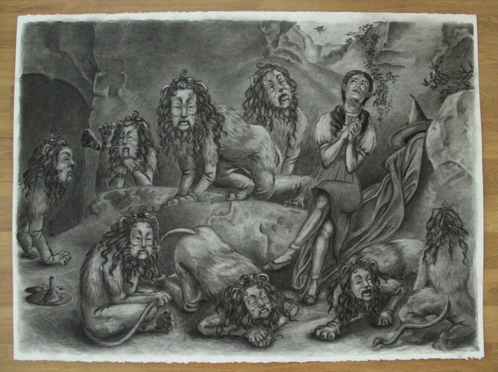 Master Copy | Dorthy in the Cowardly Lion's Den