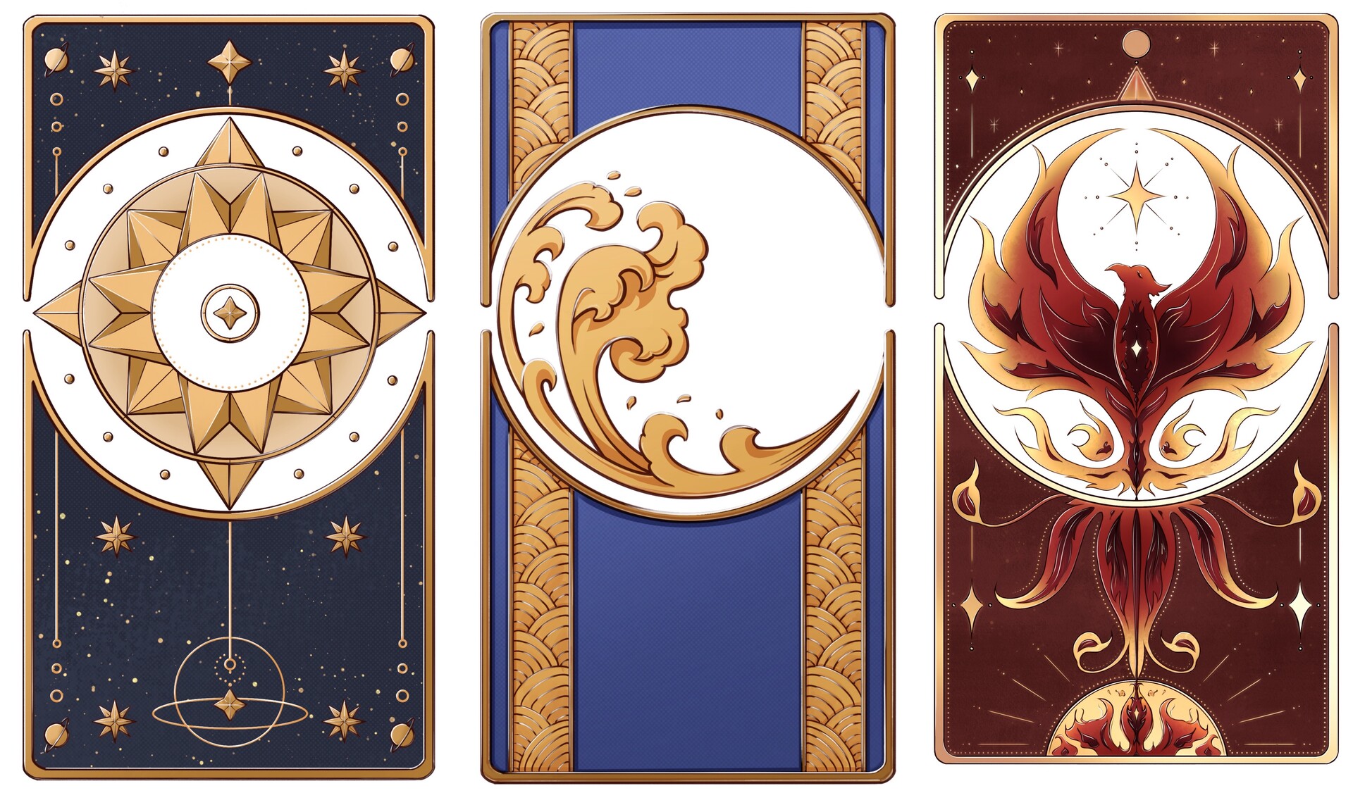 ArtStation - Card backplate Designs