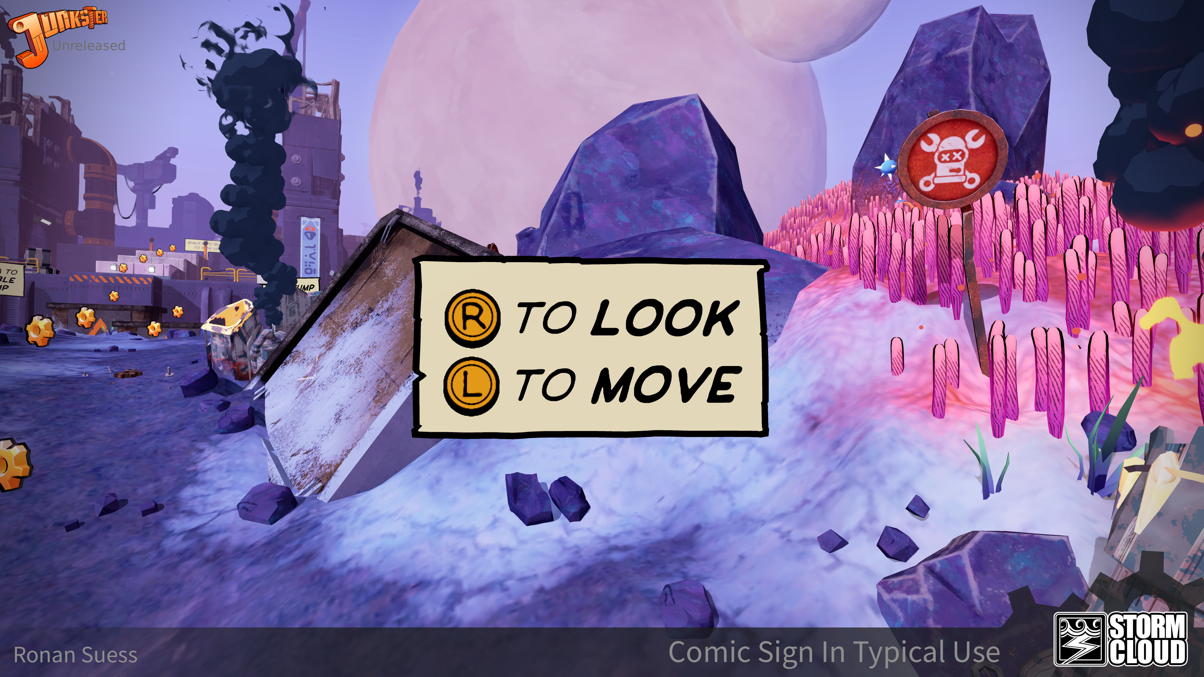 Using the standard UMG text fields, symbols can be inserted easily to the signs content area.