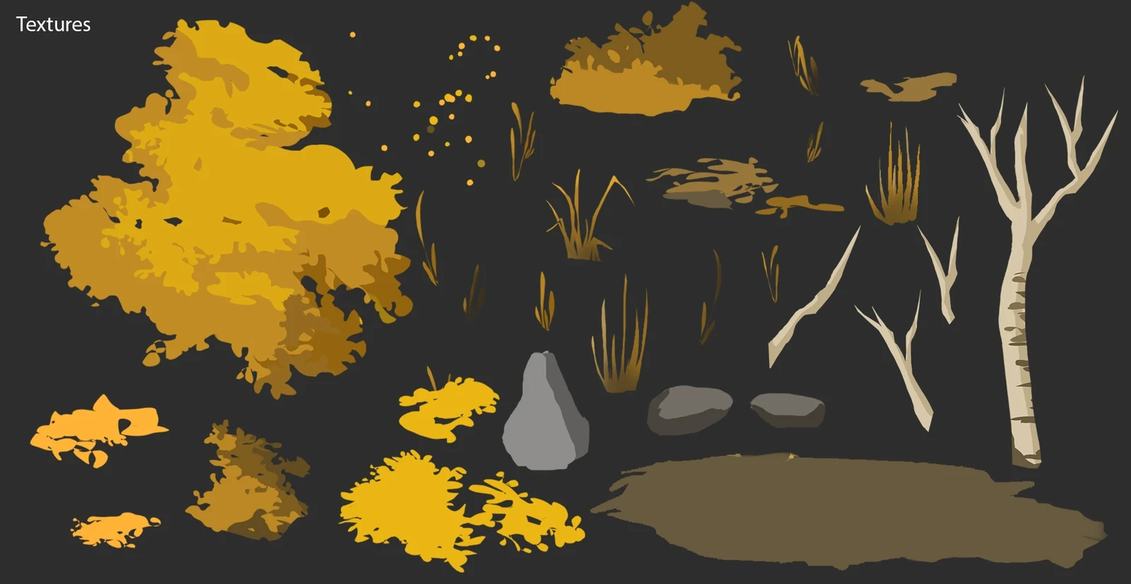 Textures created for the scene