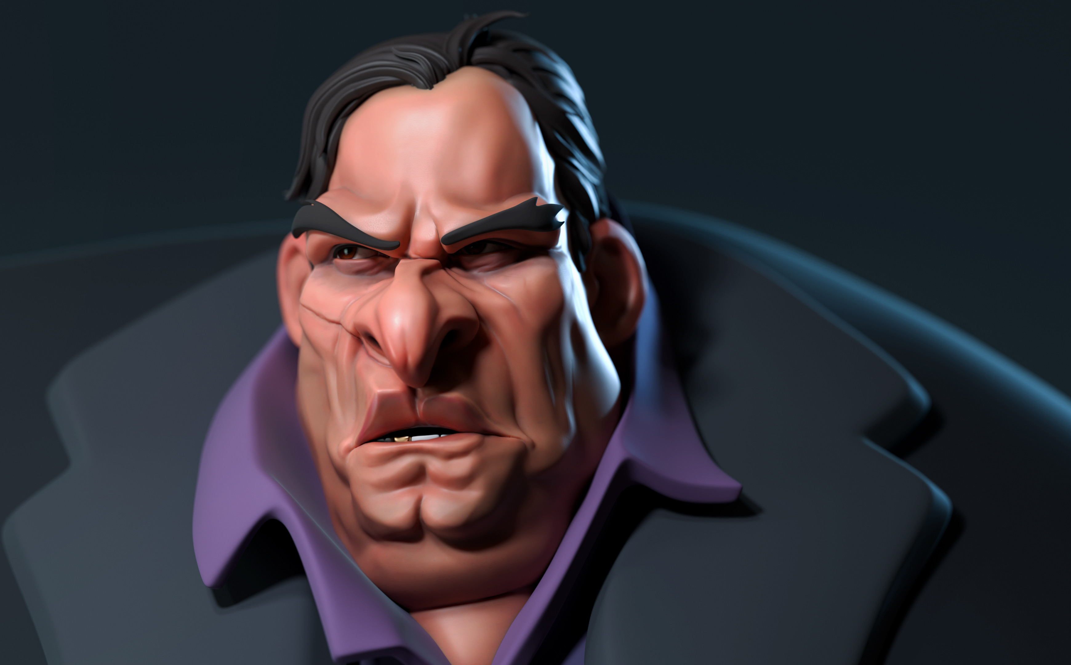 Blender Render Close Left