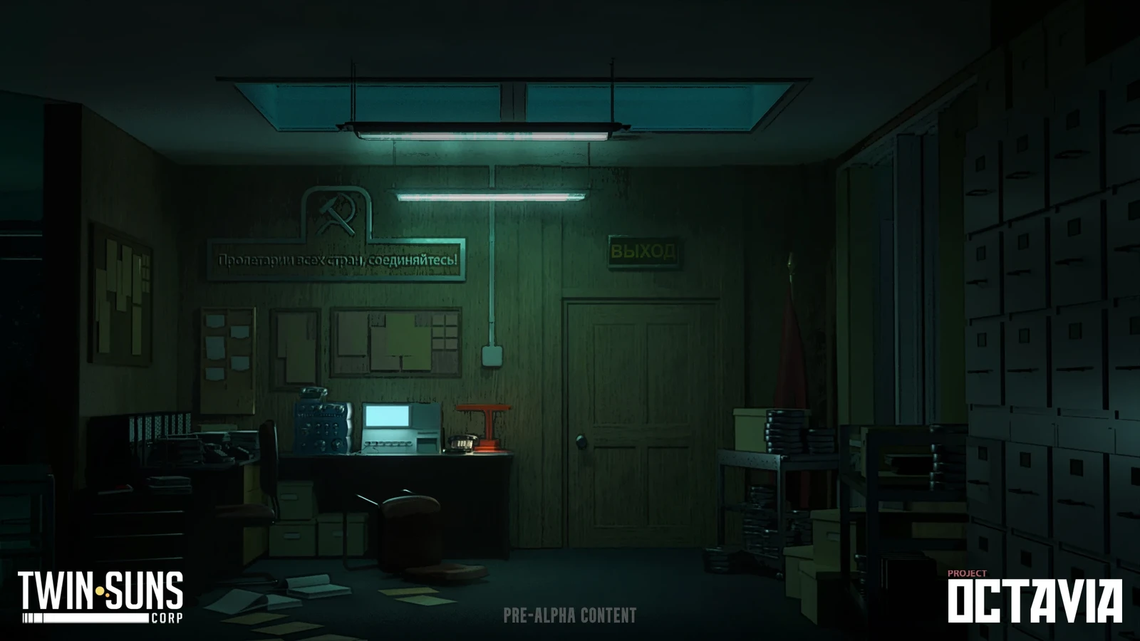 The Soviet Archives building: office space