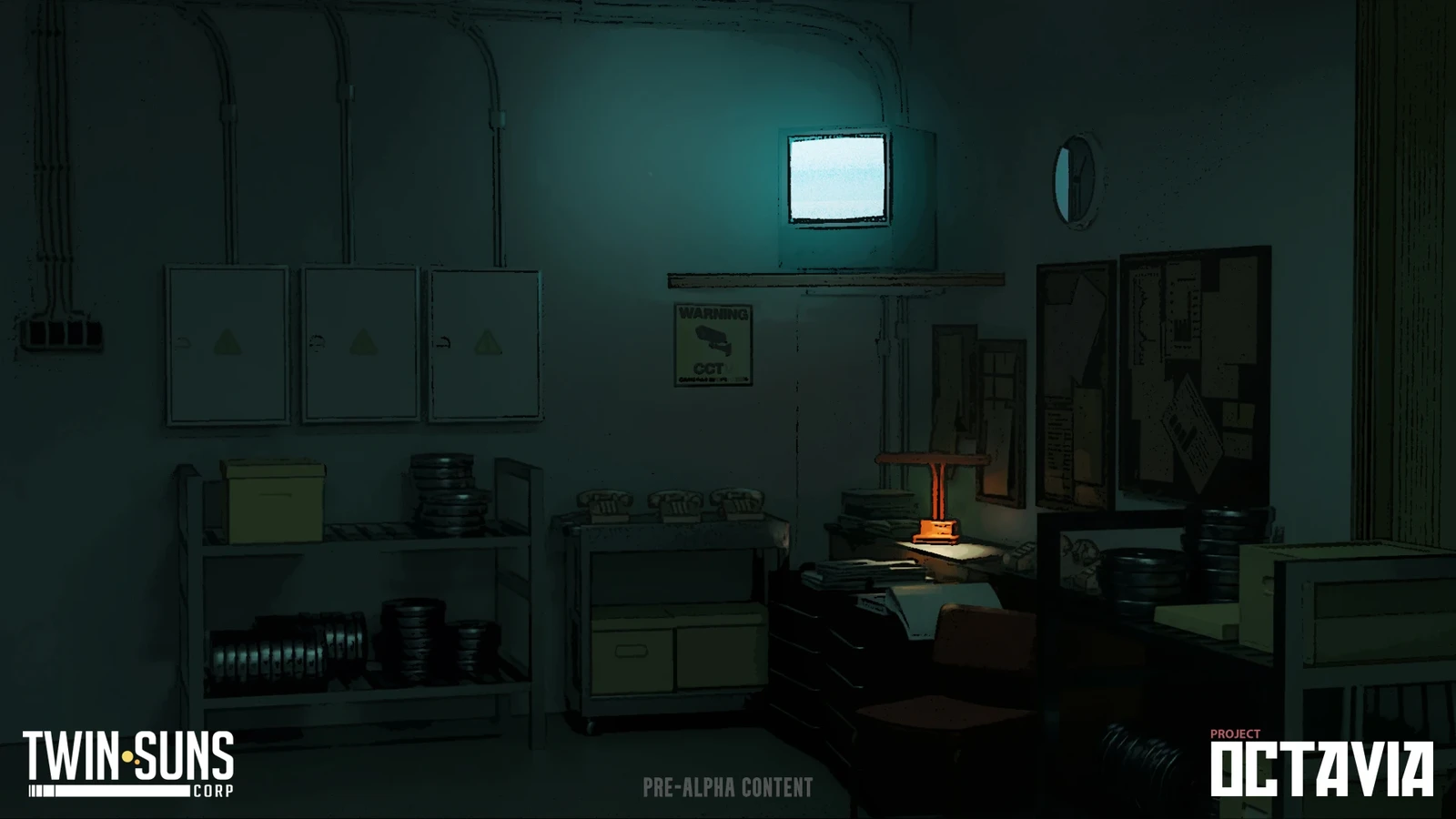 Another section of the archives