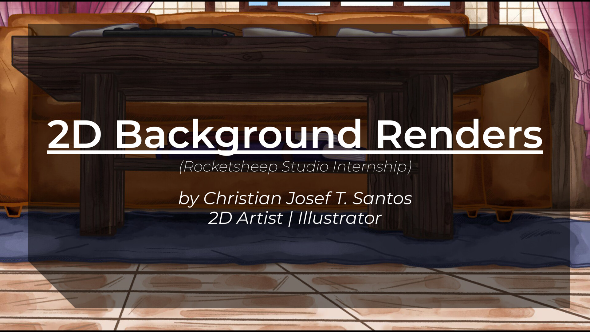 ArtStation - 2D Background Renders | Rocketsheep Studio Internship