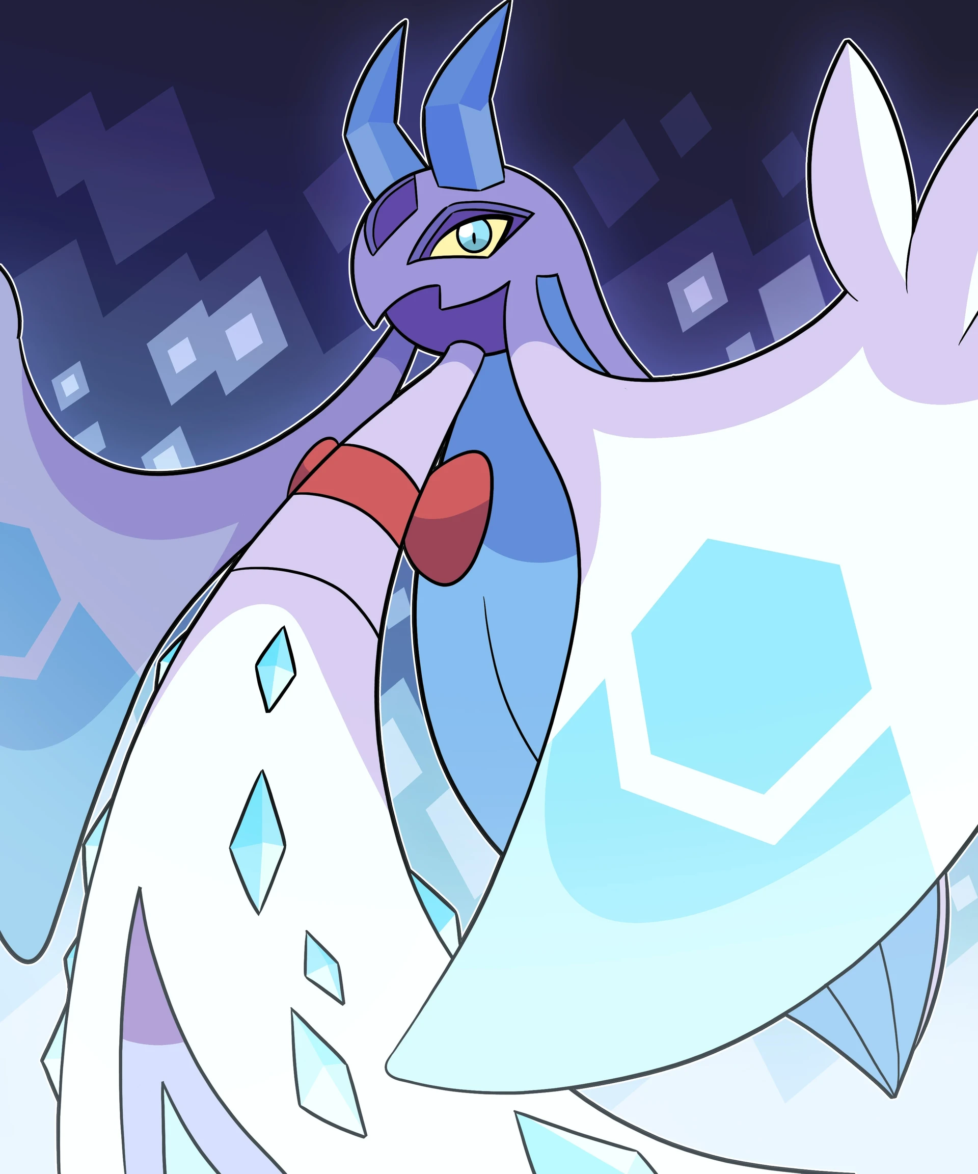 ArtStation - Pokemon Legends ZA......Mega Froslass, image size:1920x2304