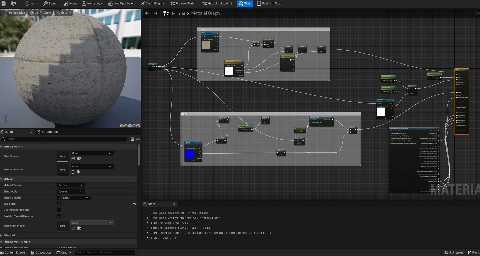 VAT Material in unreal engine