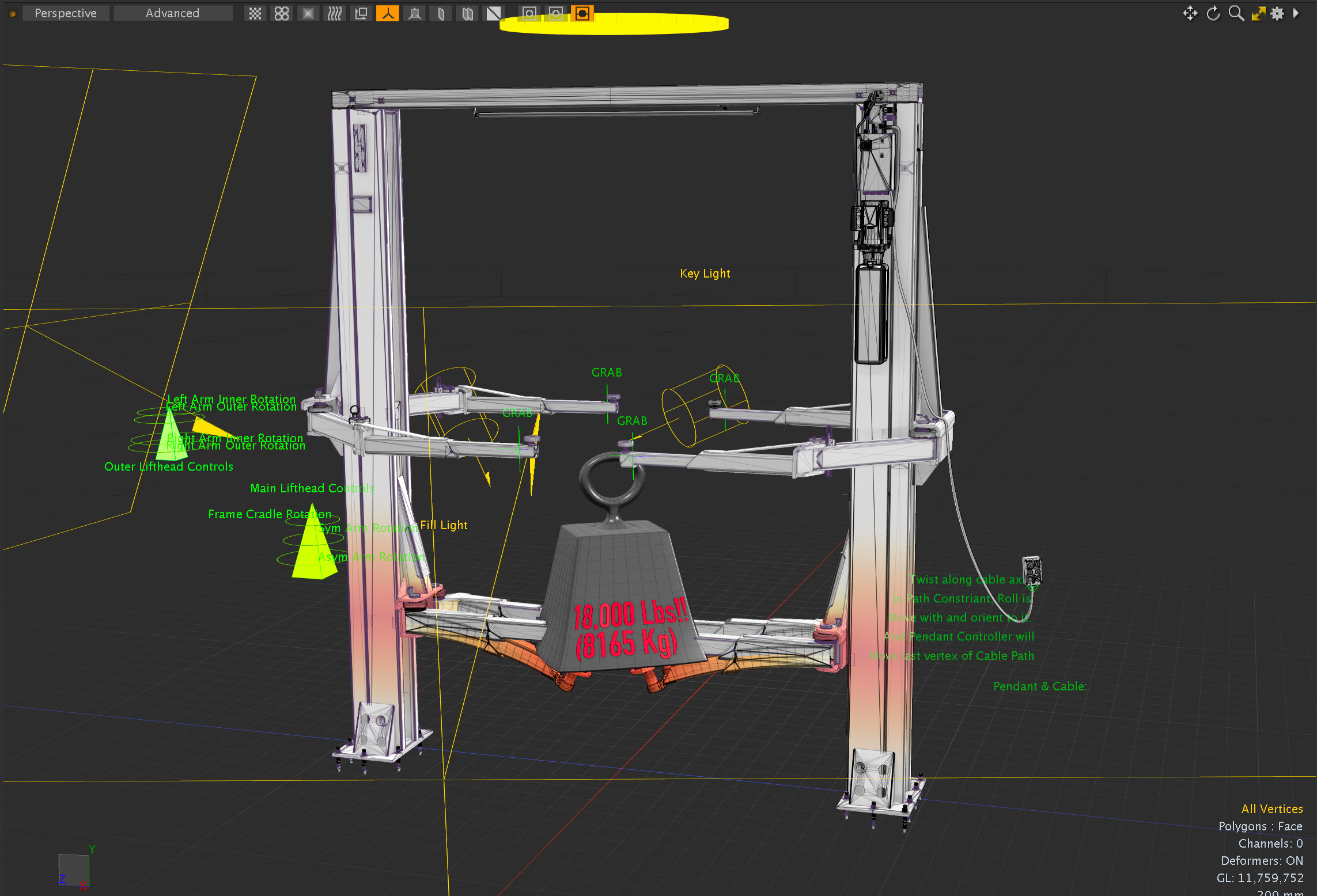 Behind the scenes: rigging and the tooltips I make for my fellow tech pubbers if they ave to follow me into this file.