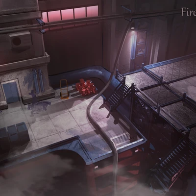 Fireblaze Environment Concept Art