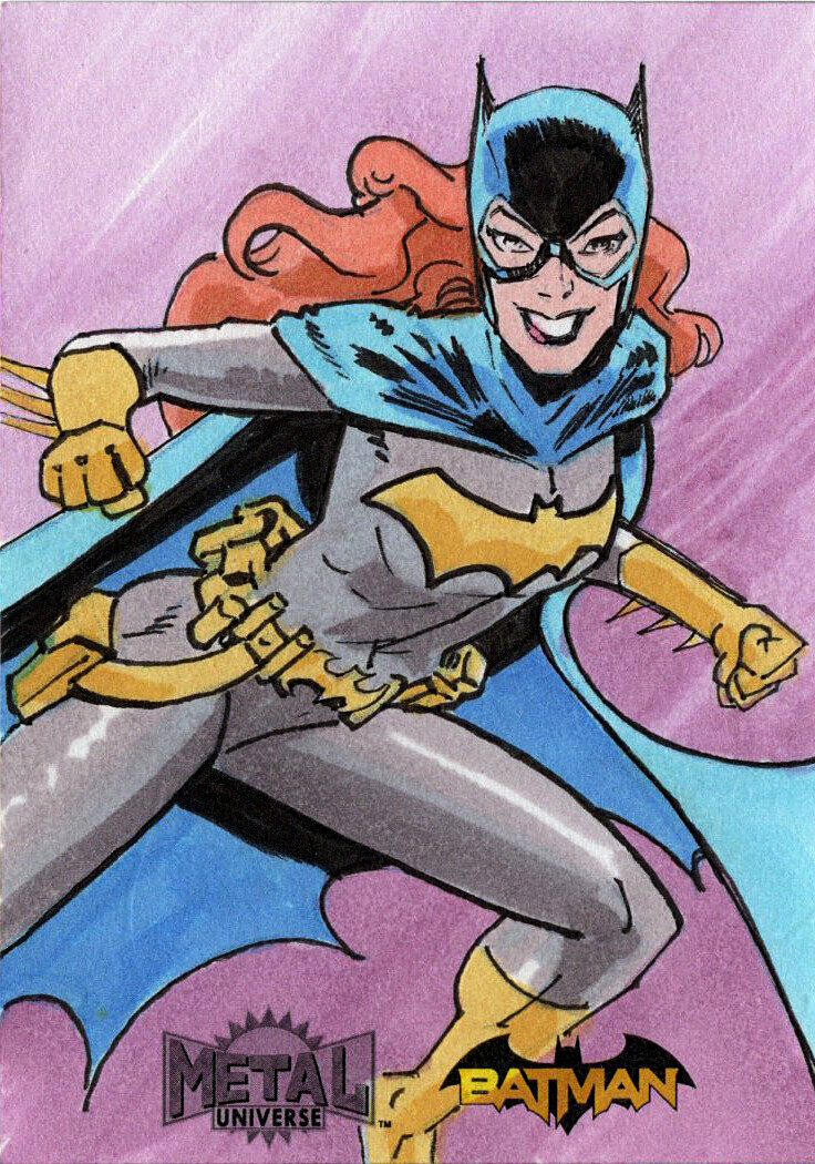 Batgirl - Upper Deck Skybox Metal Universe Batman
