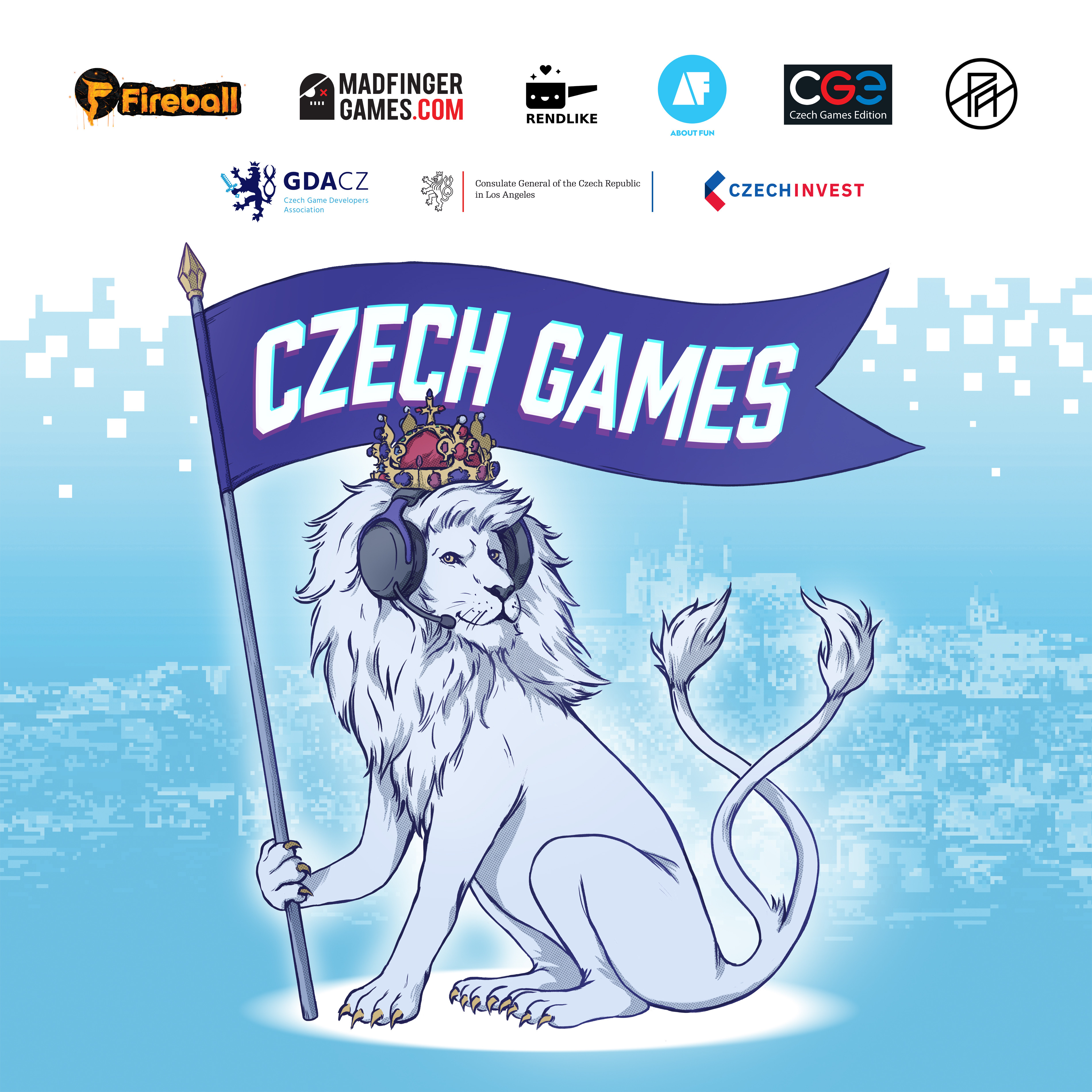 The final banner design