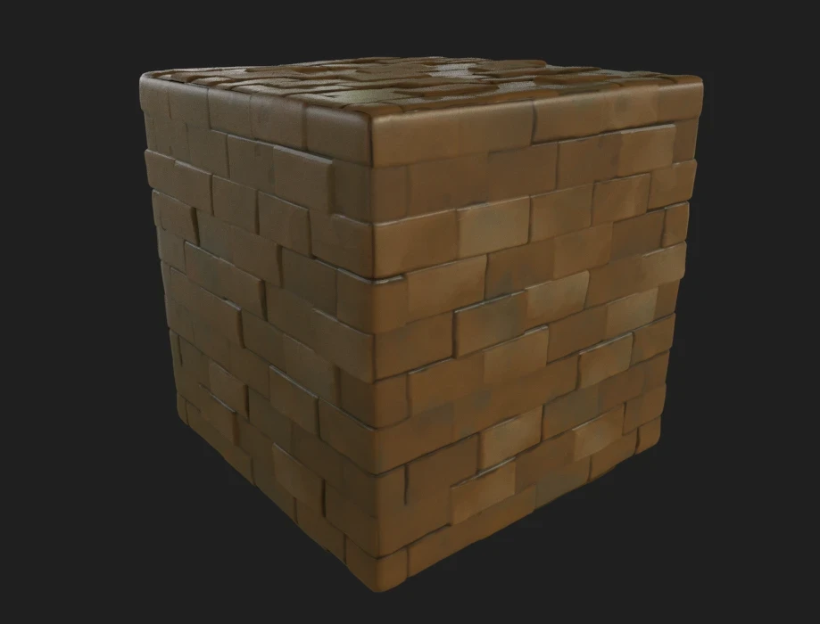 Stylized Brick Tile