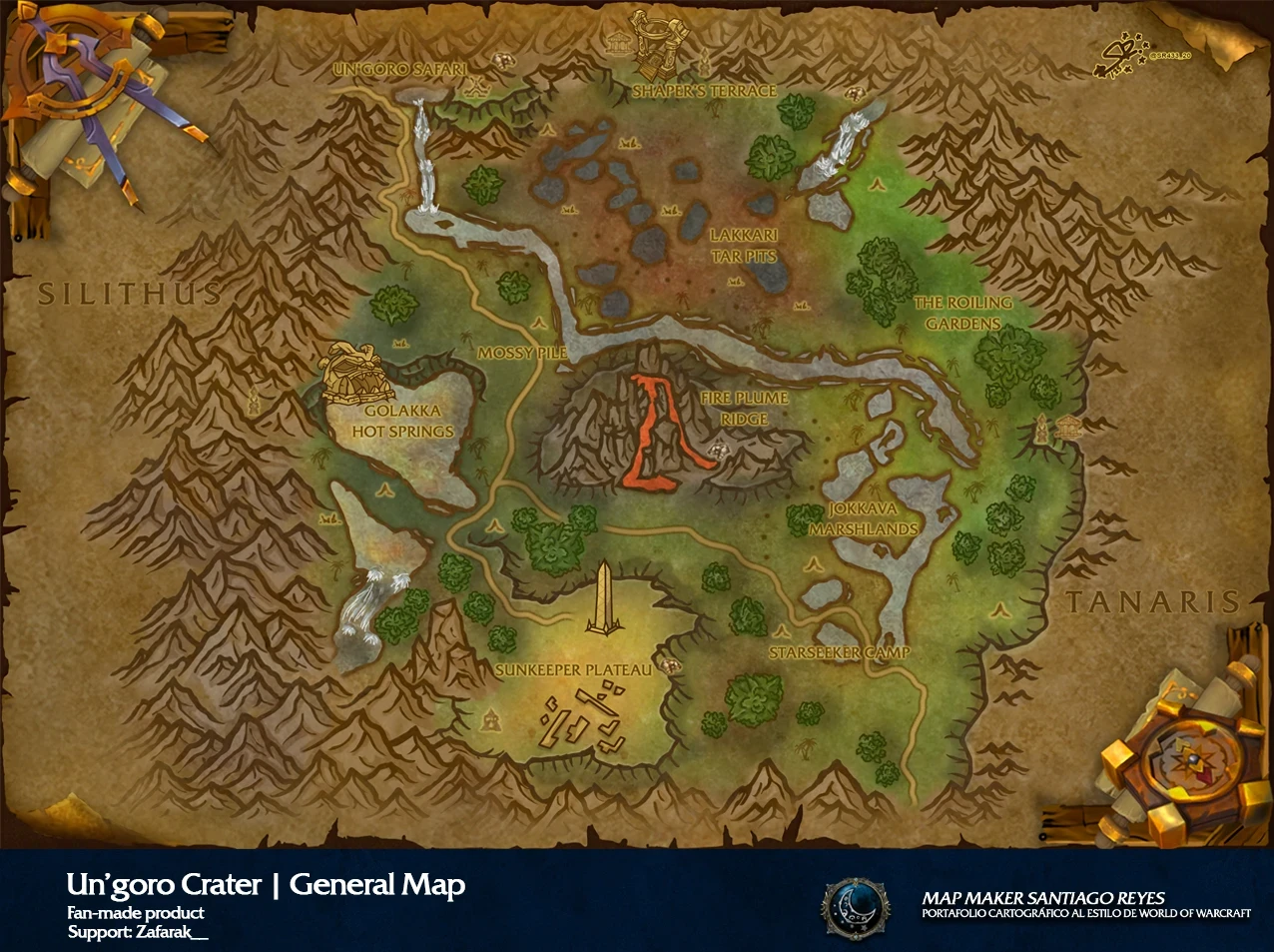 ArtStation - Un'goro Crater Maps