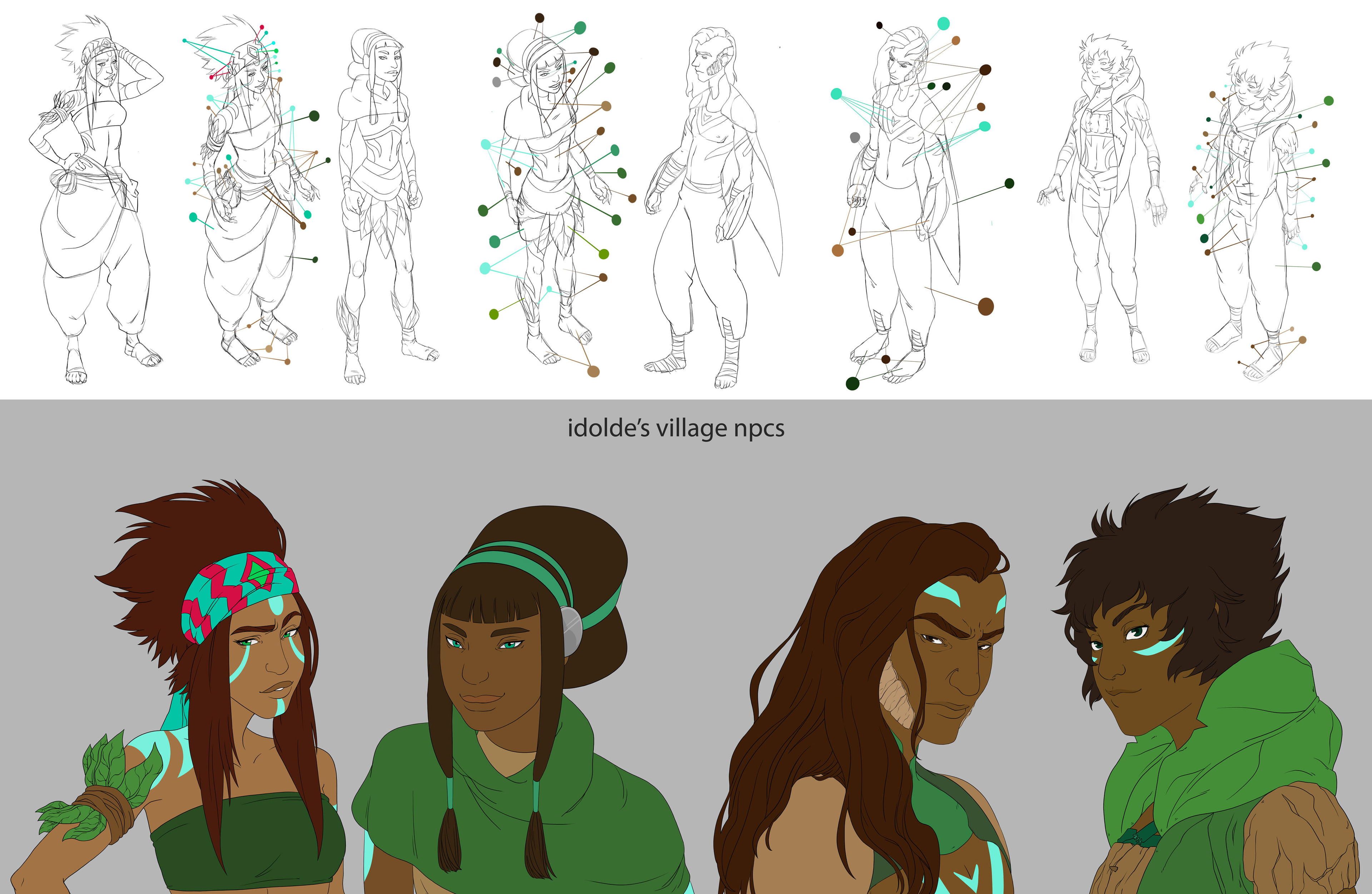 NPC's from Isolde's village.