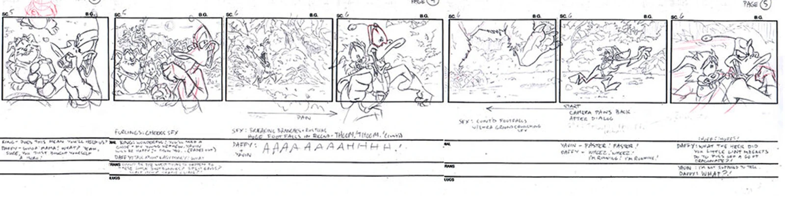 Game storyboard