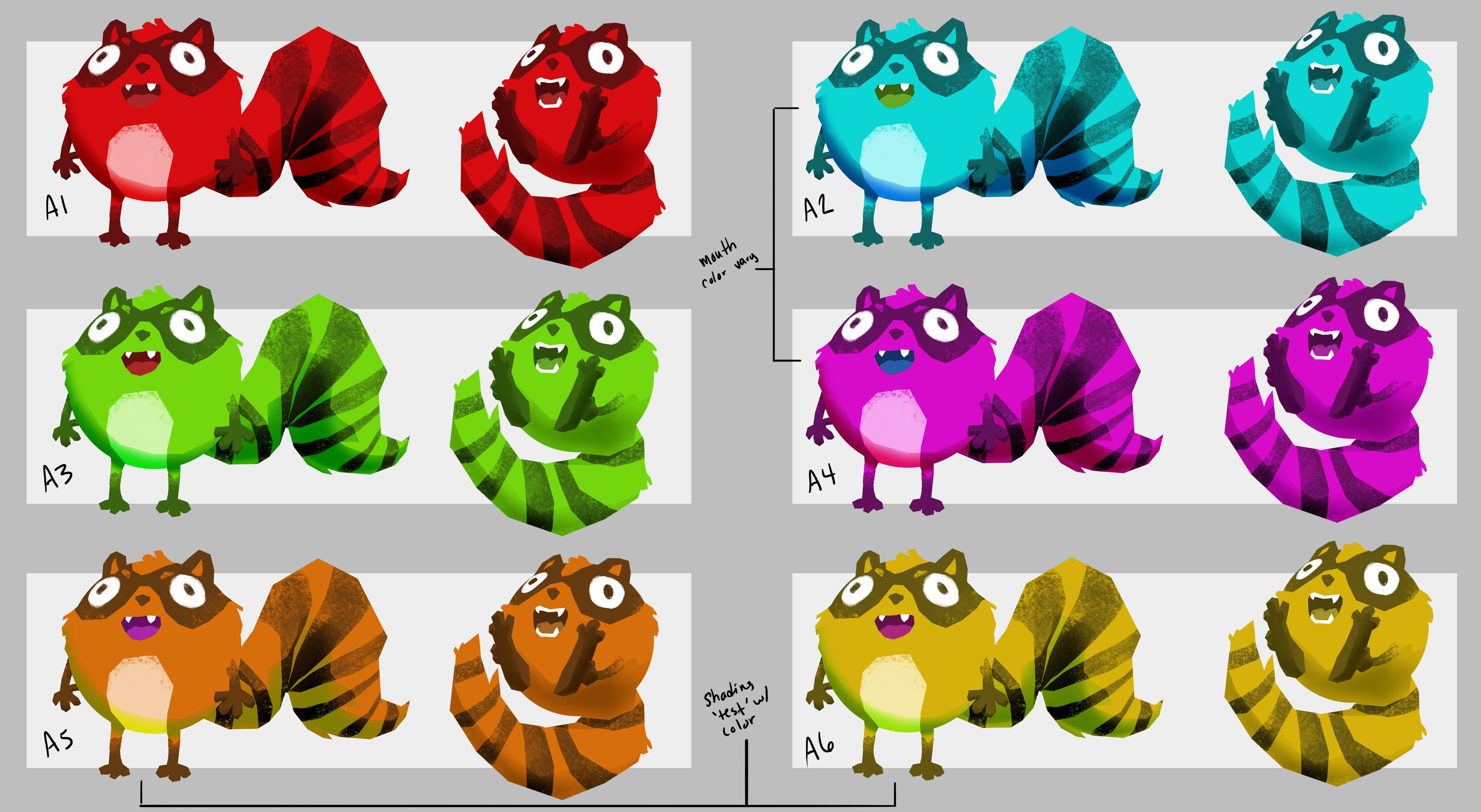 Early development, we weren't 100% yet which version of shape language we'd follow. So here's the tossed idea of 'marble shape.'