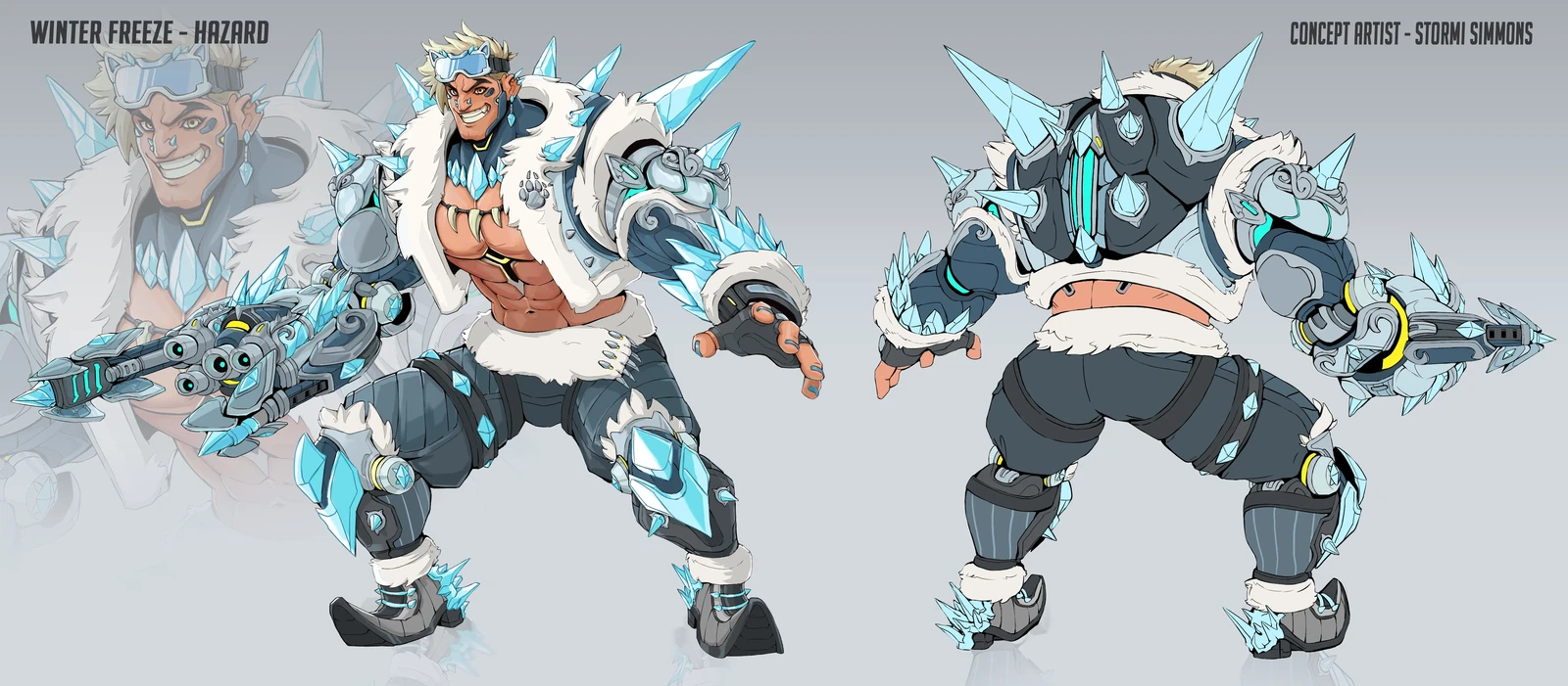 Fully rendered turnaround.