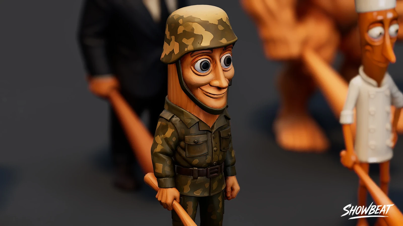 Character Close-up View