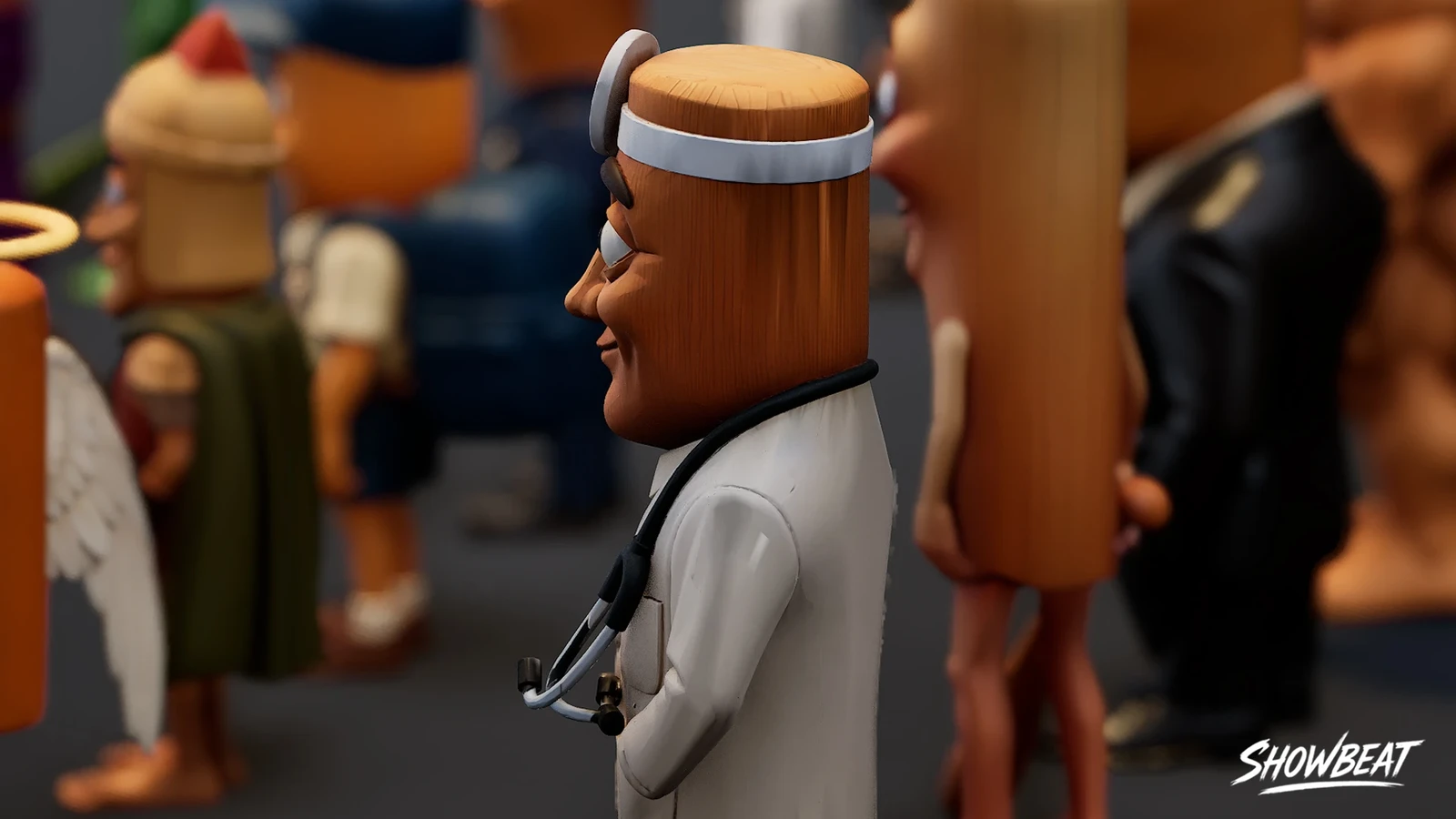 Character Close-up View