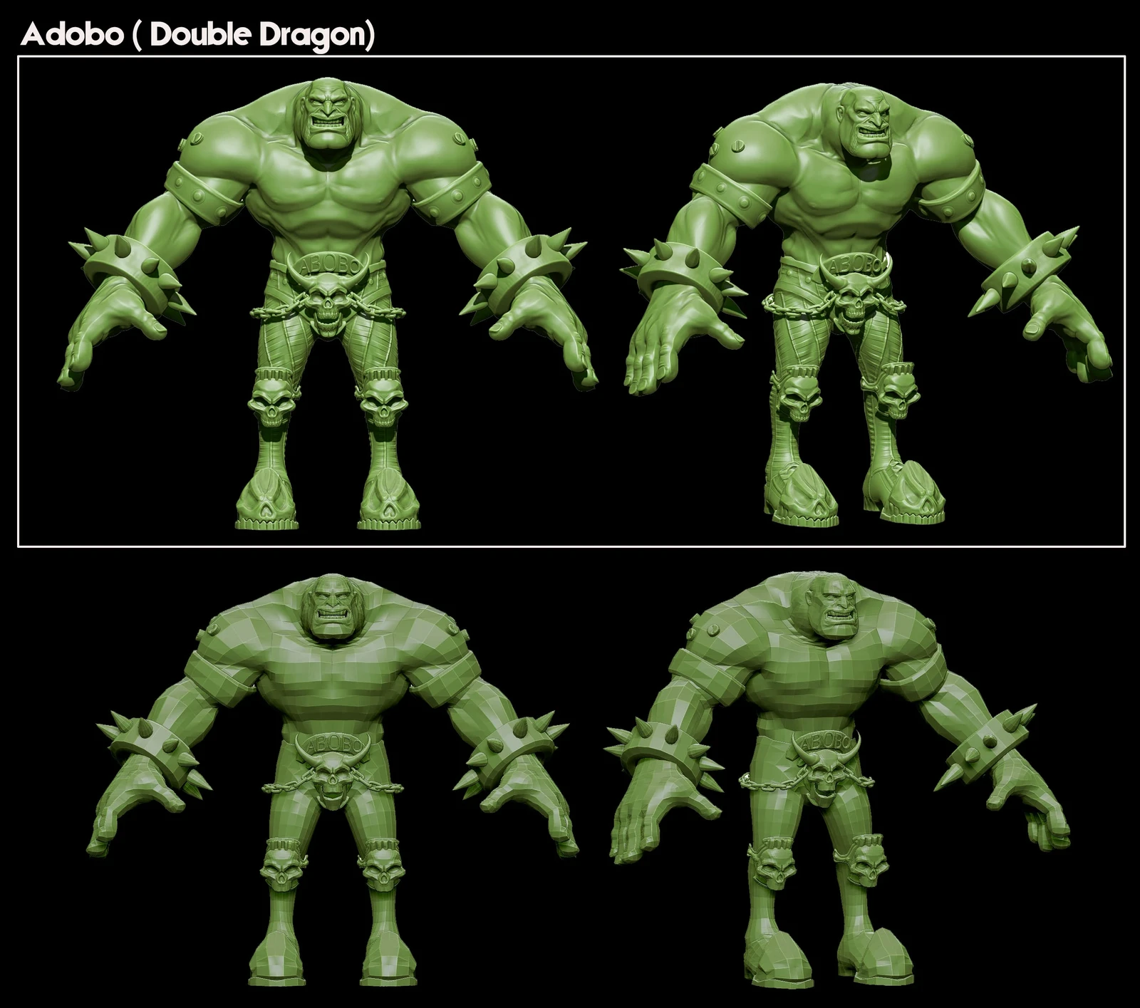 Adobo model from double dragon
