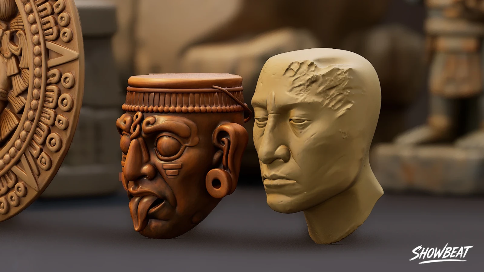 Character Close-up View
