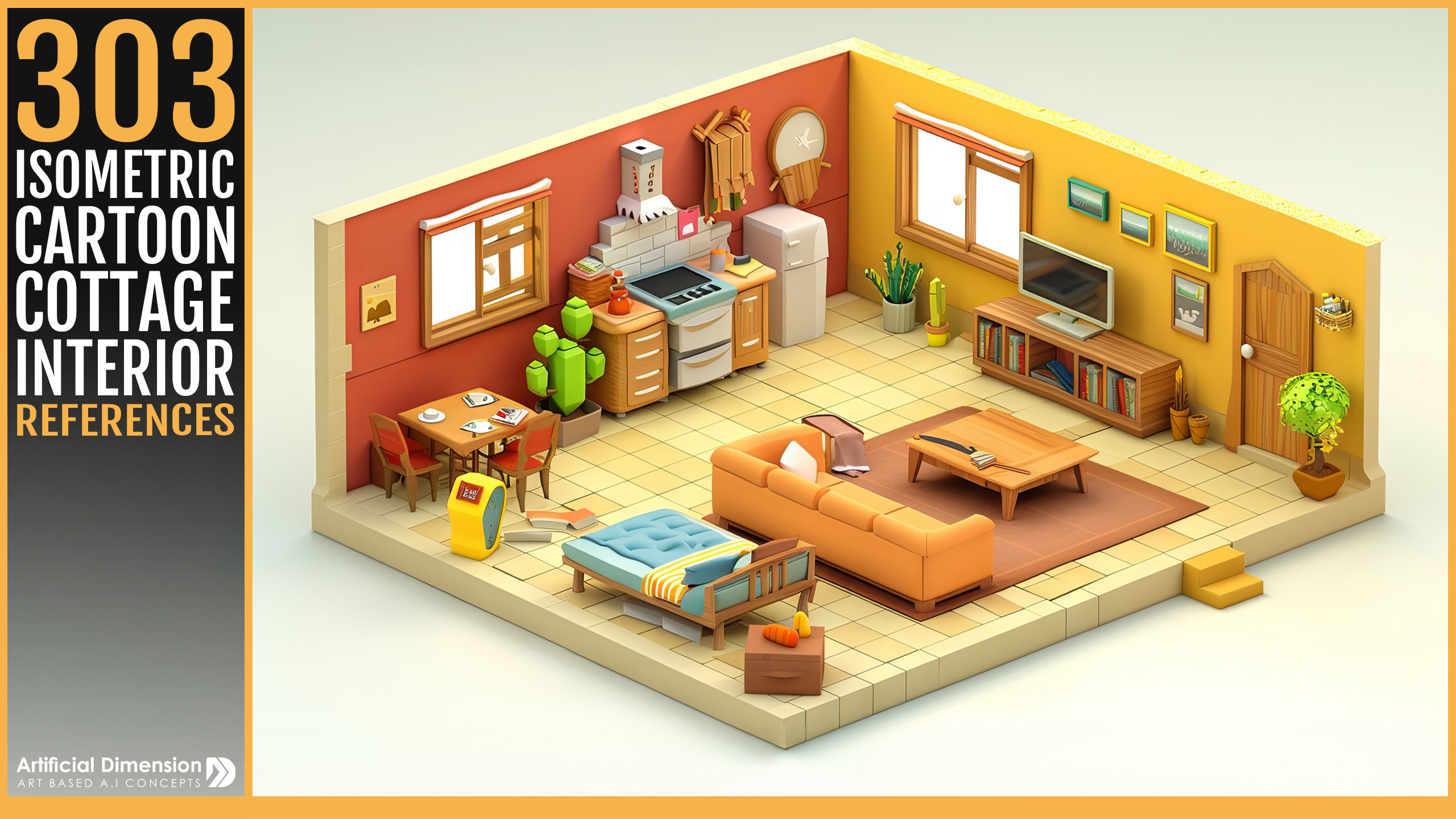Product Link: https://www.artstation.com/a/39116597
Stylized Environment &amp; Props Bundle VOL02 [80%OFF]: https://www.artstation.com/a/31867230