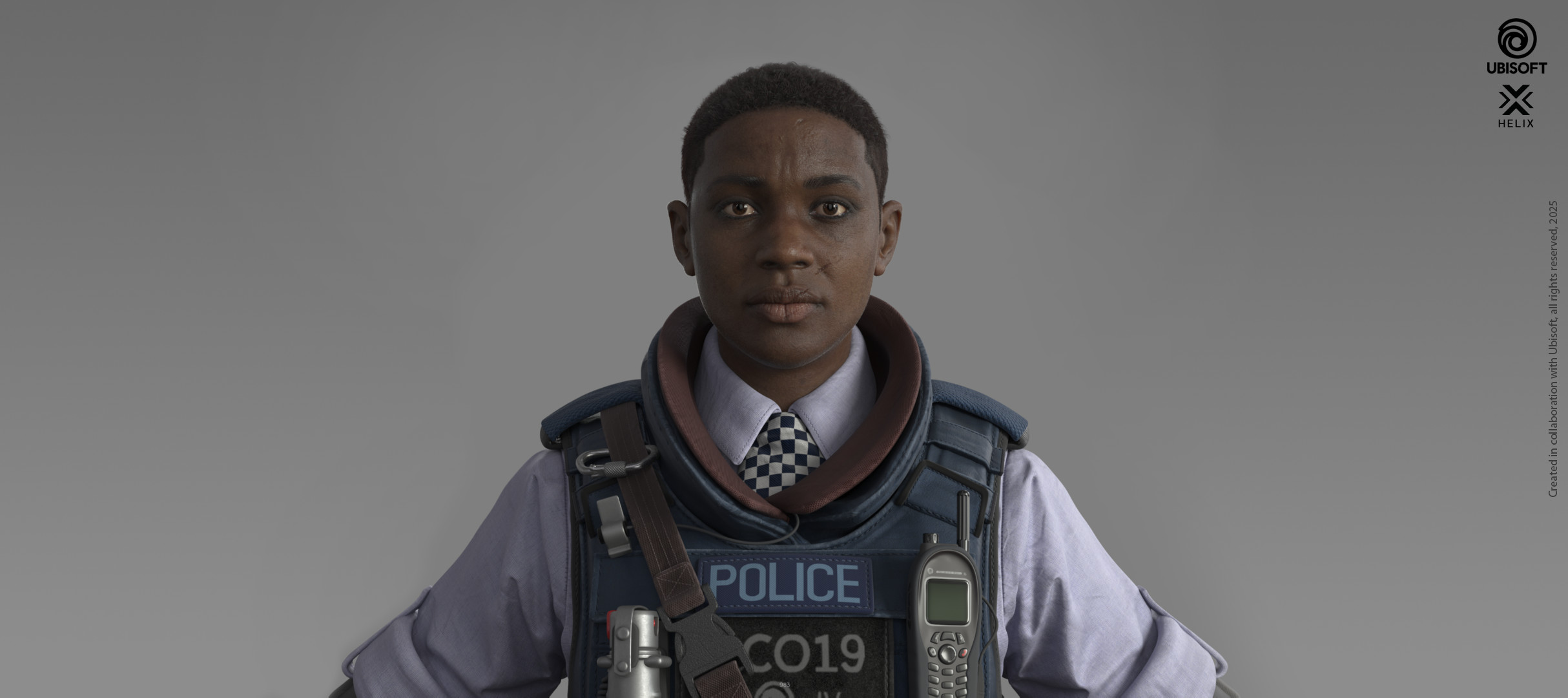 Clash Character, cinematic model version for CGI trailer. 