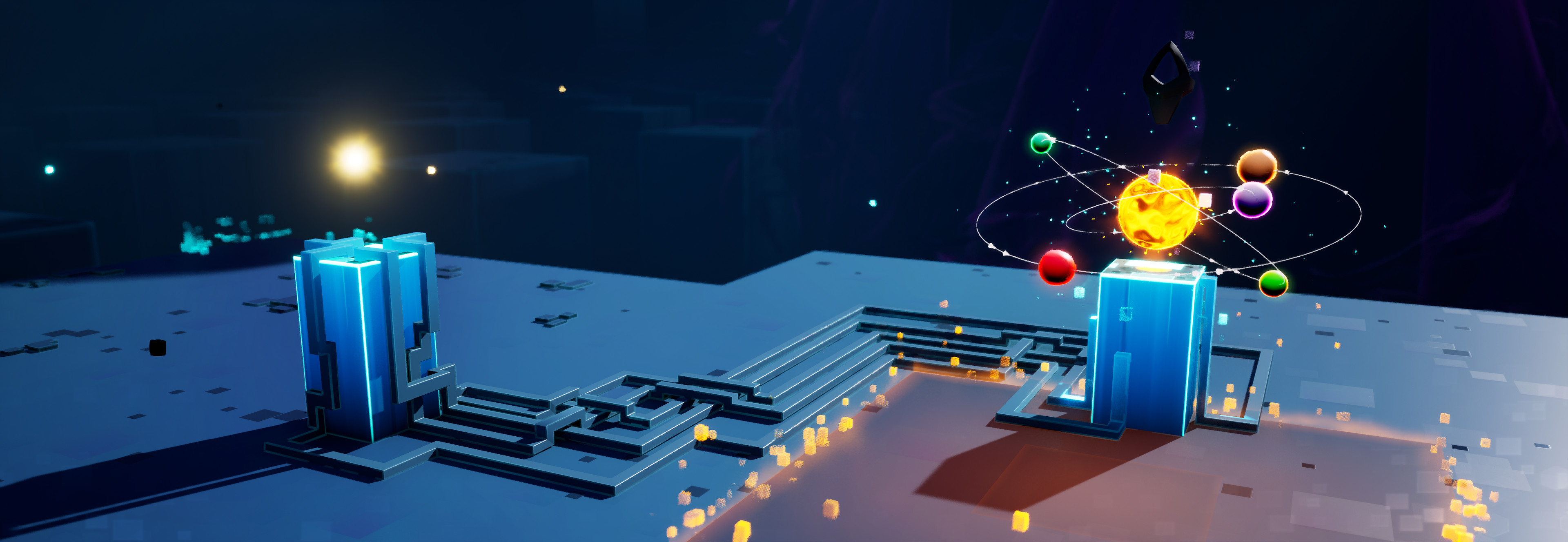 Worked on the art and visual setup for the Start station aside for the VFX.