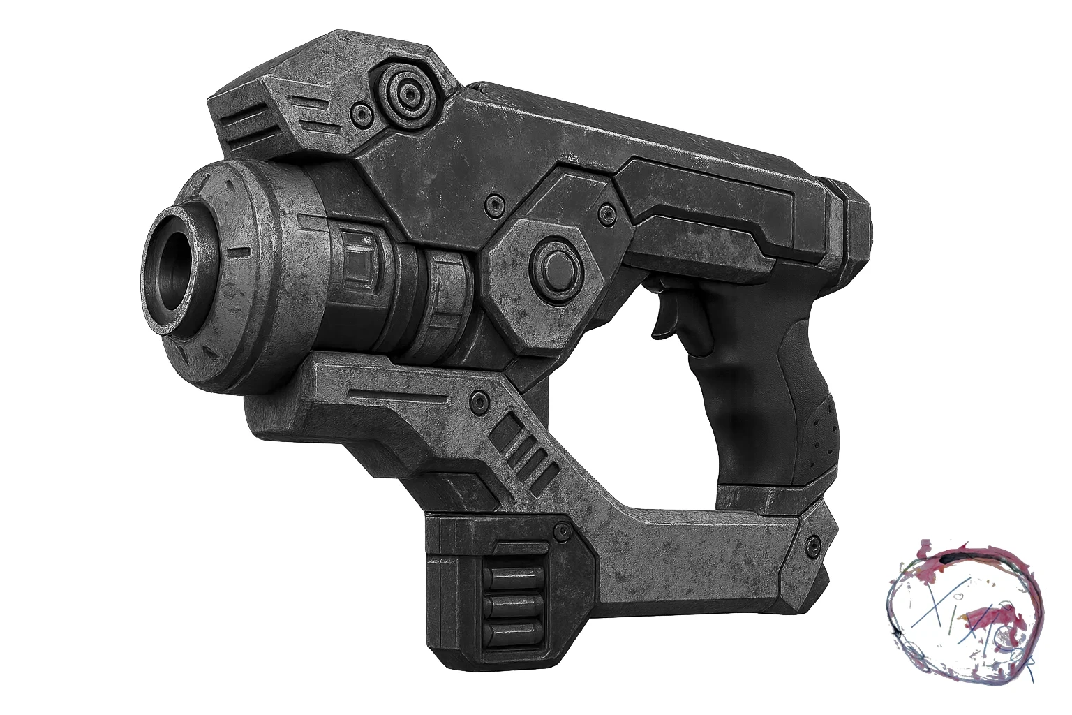 Properly shaded temporary design plan. Planned for Blender to Unreal testing, artwork rendering.