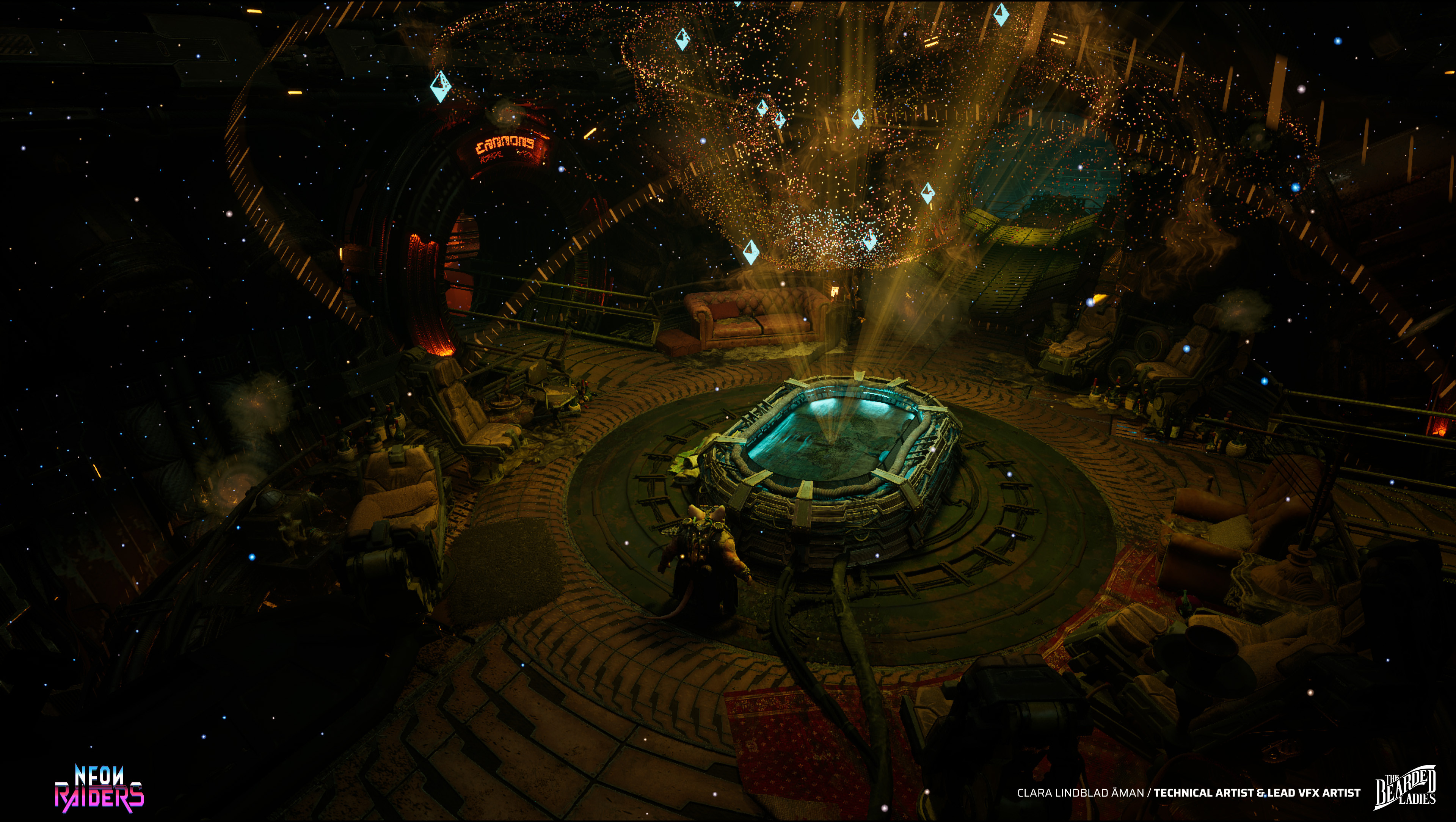 The ship's star map, expanding upon player proximity.