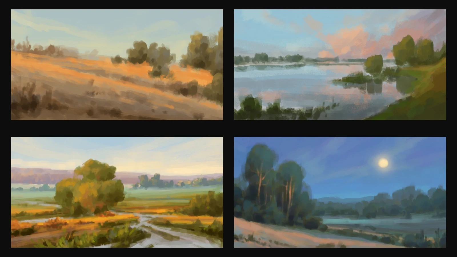 Small Color thumbnail studies