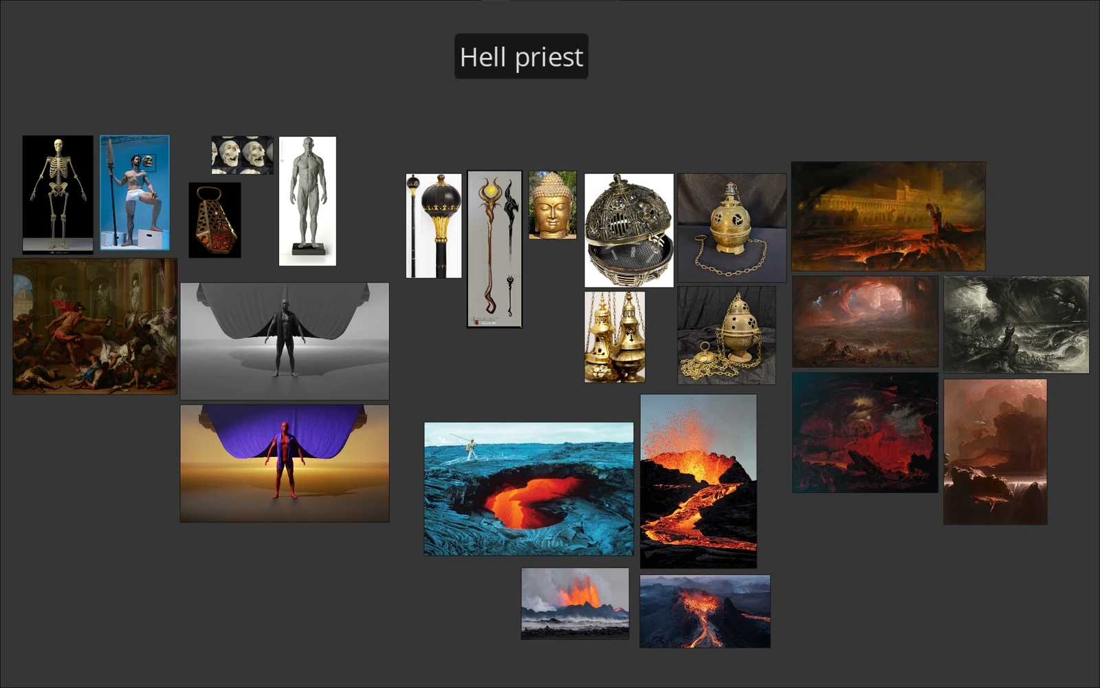 Ref board for this piece.