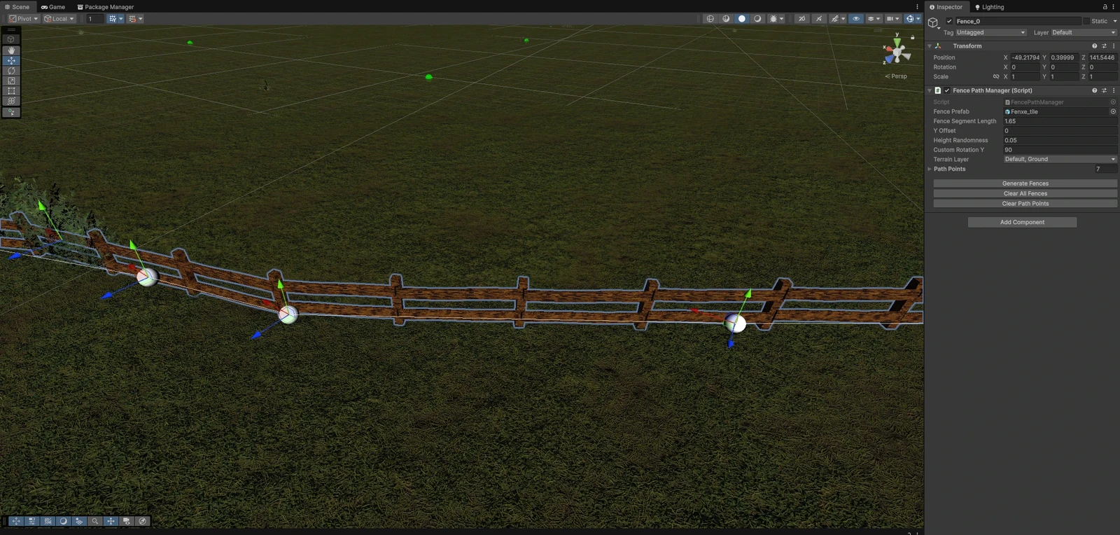 The Unity 6 Path Instancer tool.