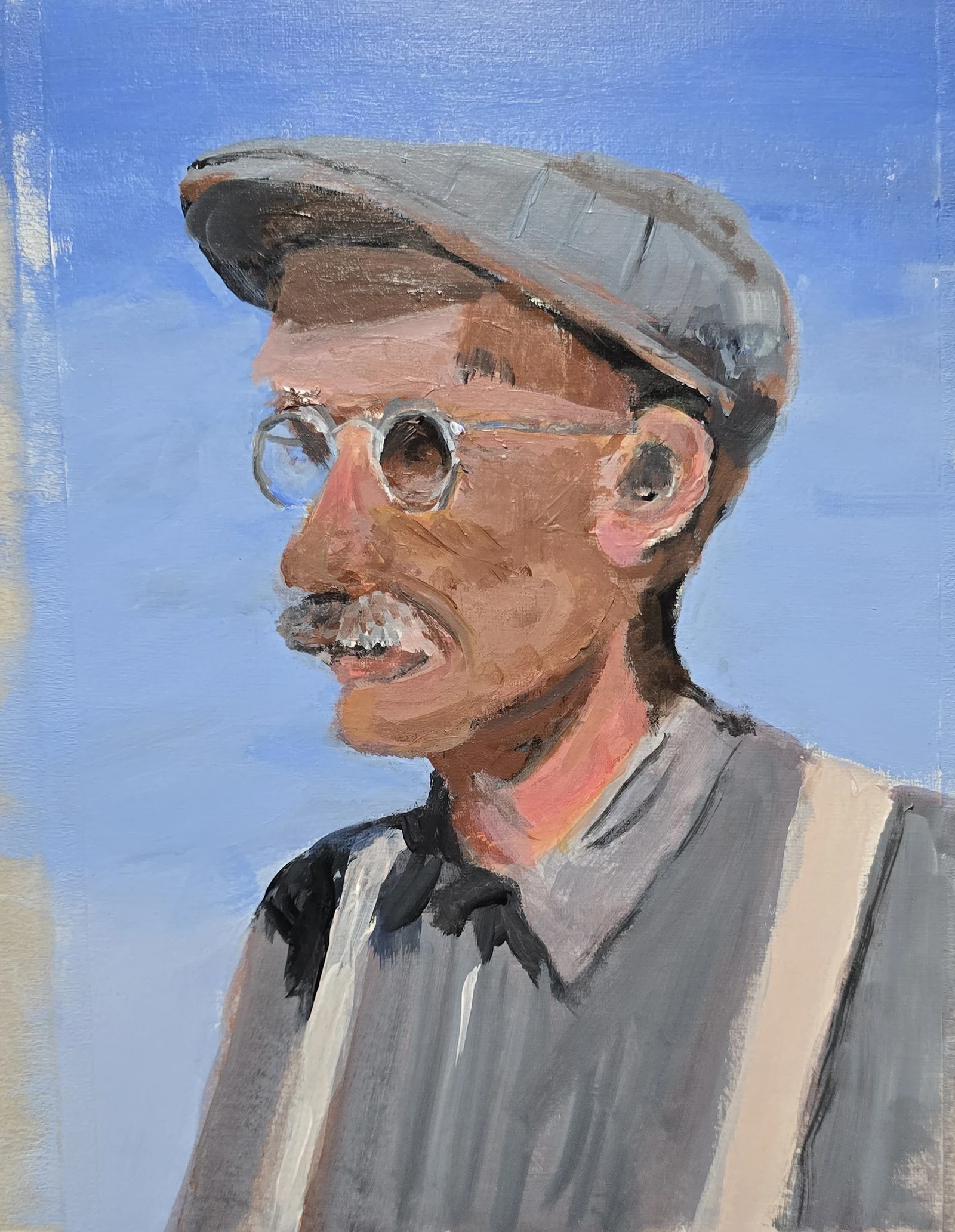 Old Man - Acrylic
From Bridget Askew Lesson