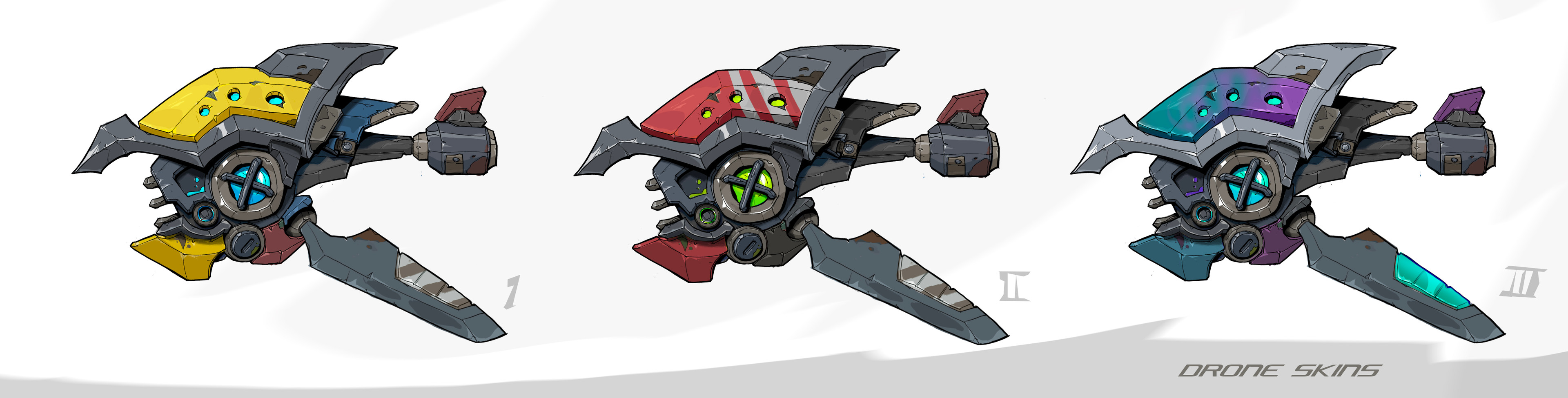 Drone color variations