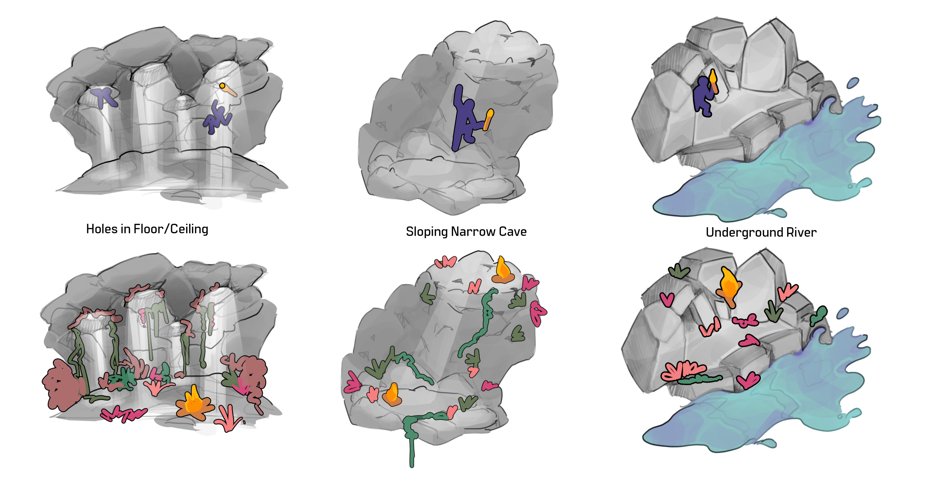 Engaging level ideas, focusing on verticality and player exploration.