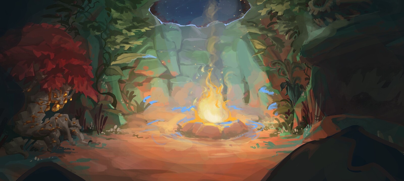 Stones and Caves Interactables Concept Art