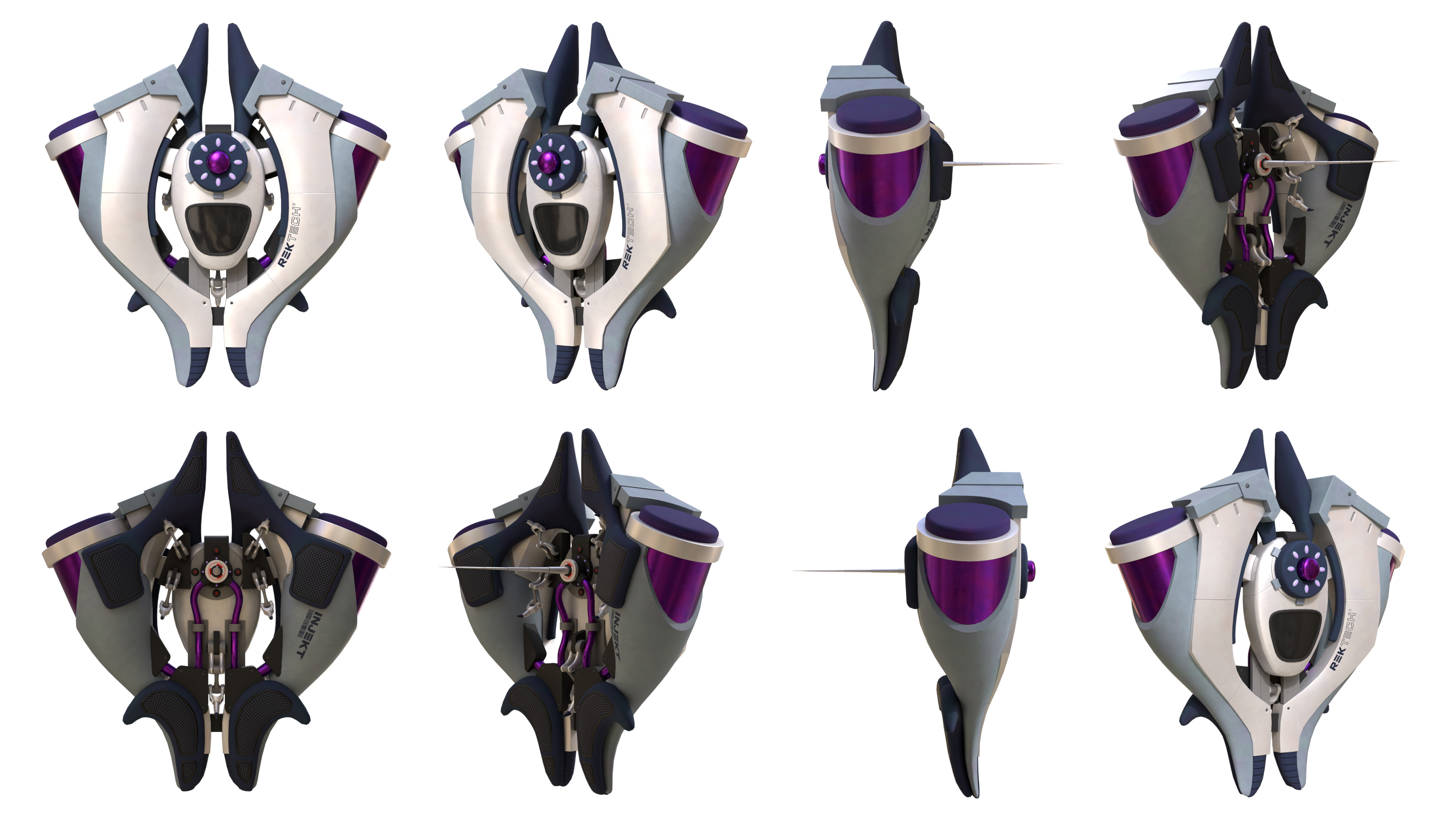 Final model and texture turnaround