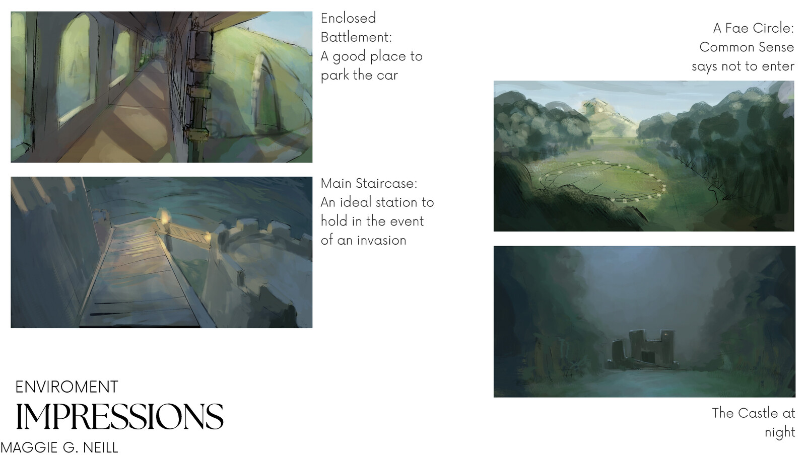 Environment Mood Sketches