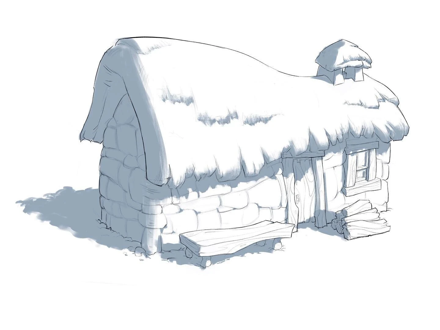 THATCHED HOUSE B : Personal project