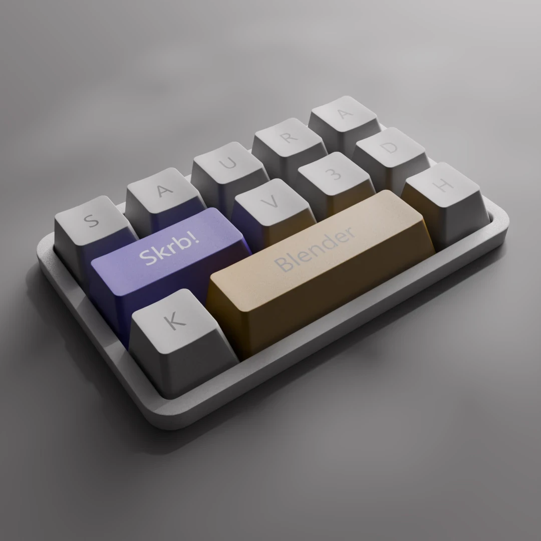 ArtStation - 3D Keyboard