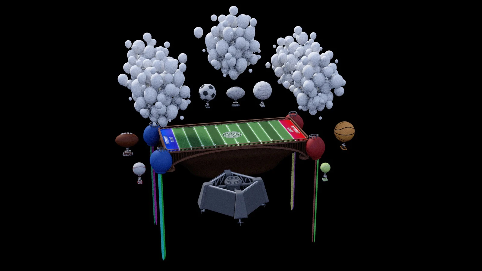 I made everything in this image, the balloons are white so the devs can change the color of each balloon. 