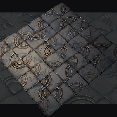 Stylized Tile Materials v2