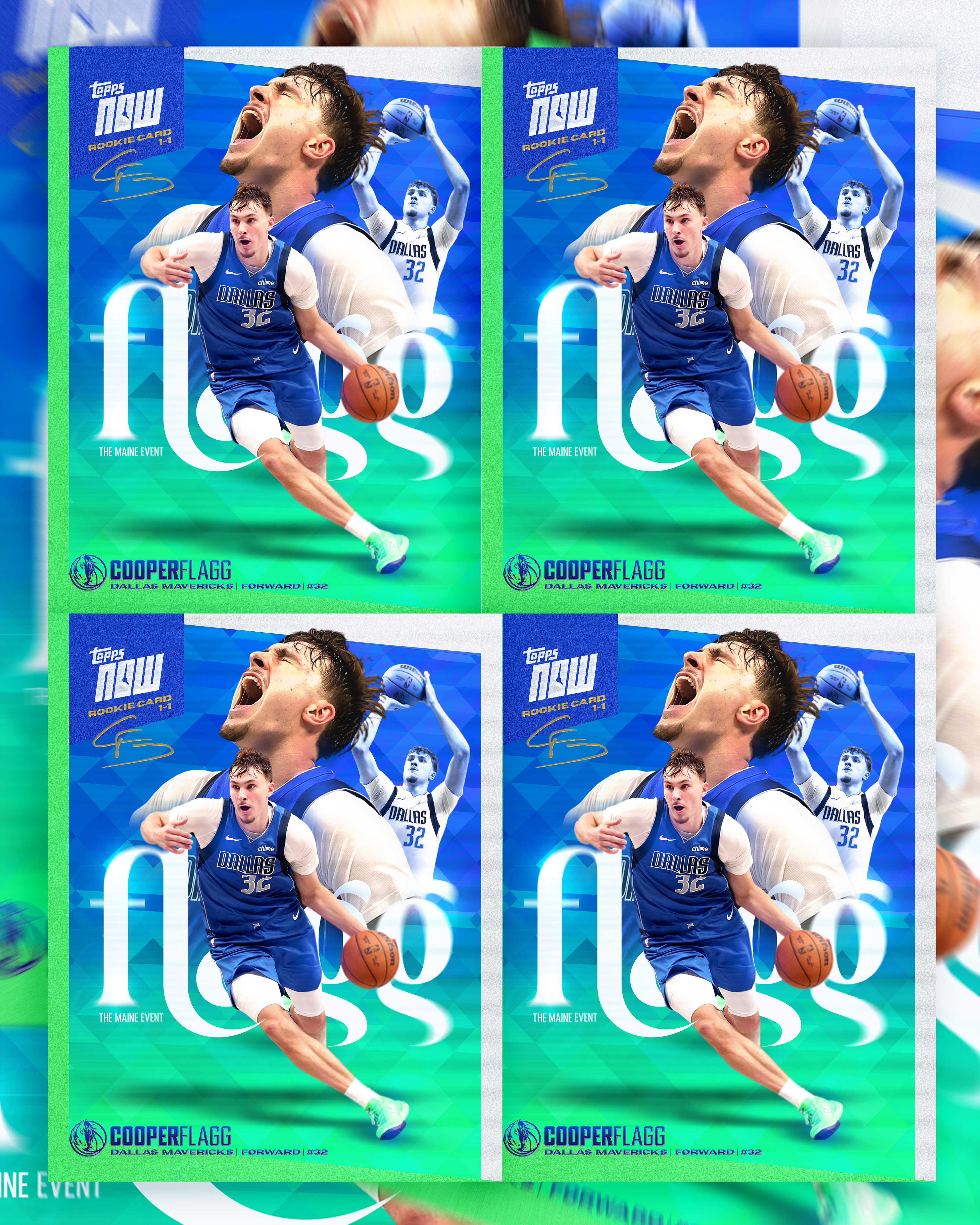 Repetition grid showcasing color, texture, and printing consistency