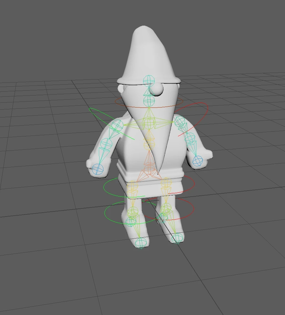 The final gnome rig and model used in Small Time Crooks