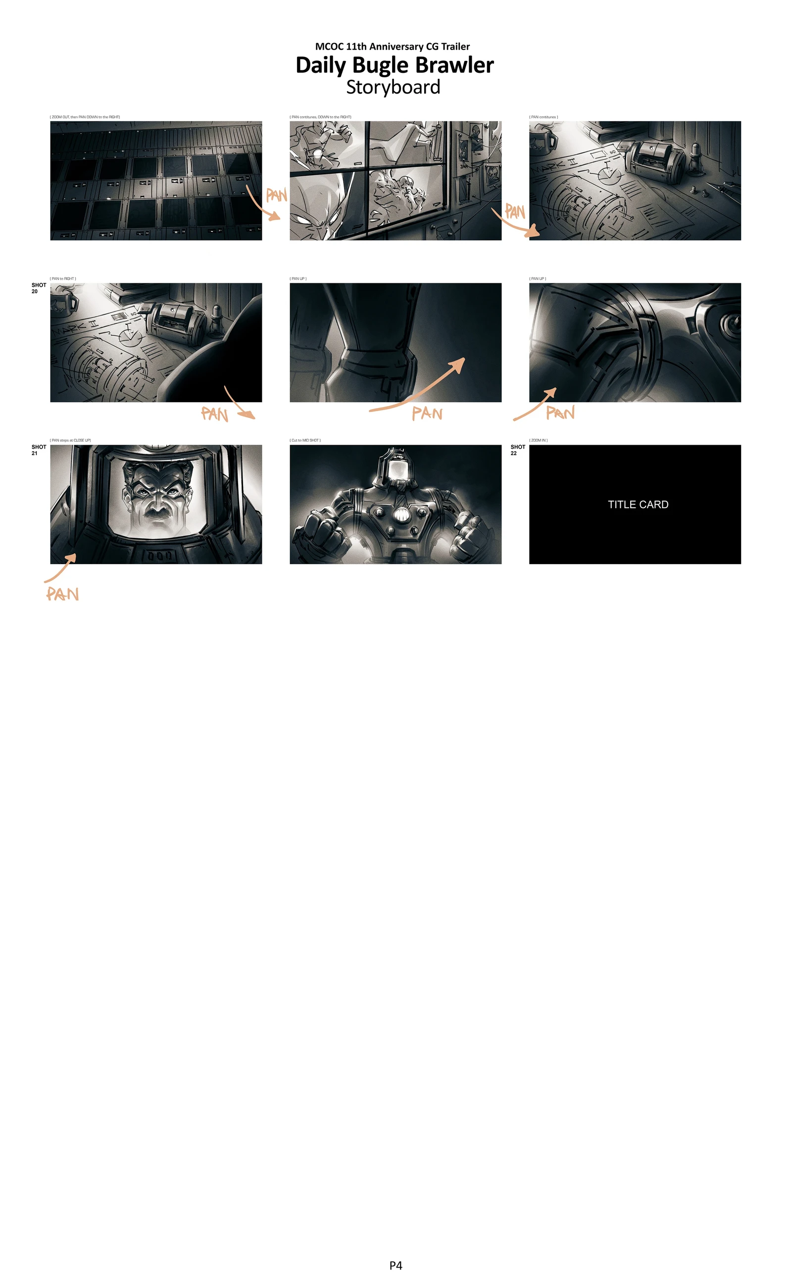 MCoC 11th Anniversary Trailer Storyboard- P4