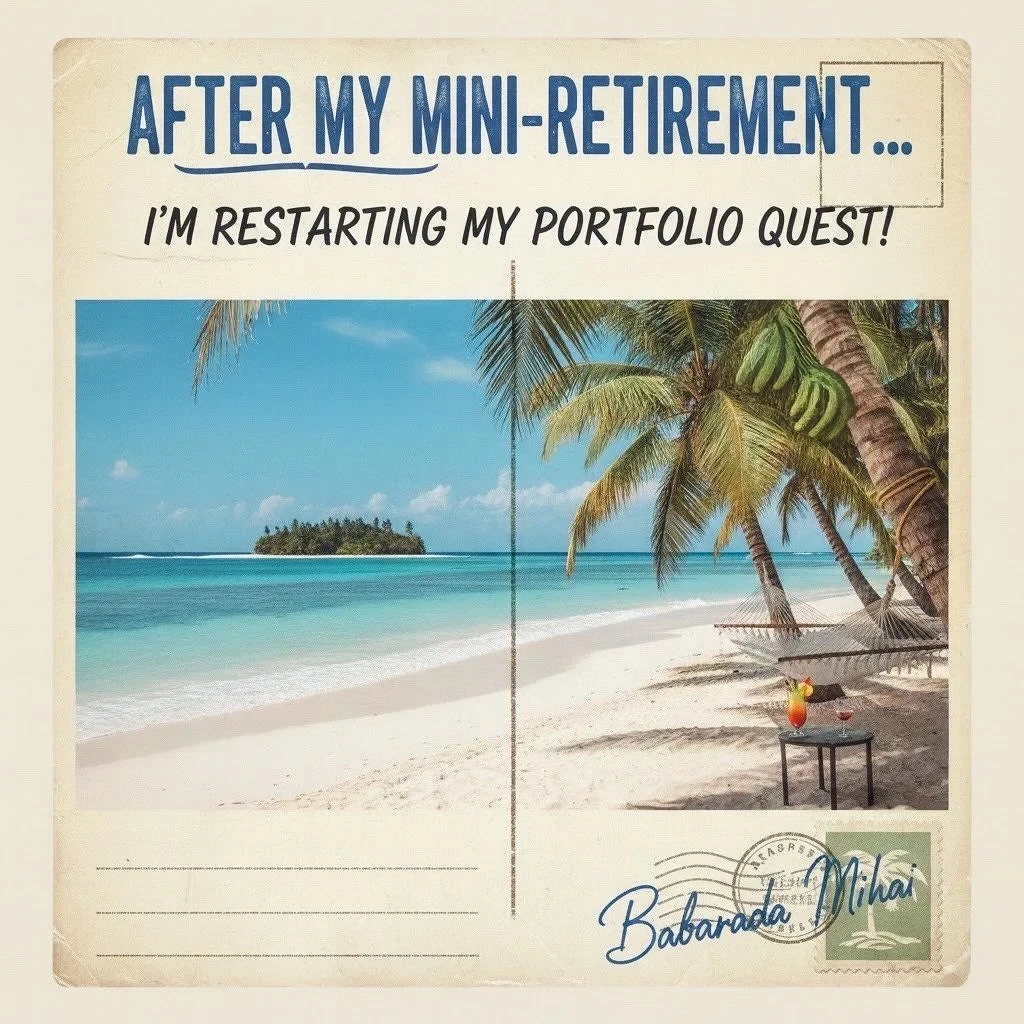 mini retirement and getting ready for the next big gig