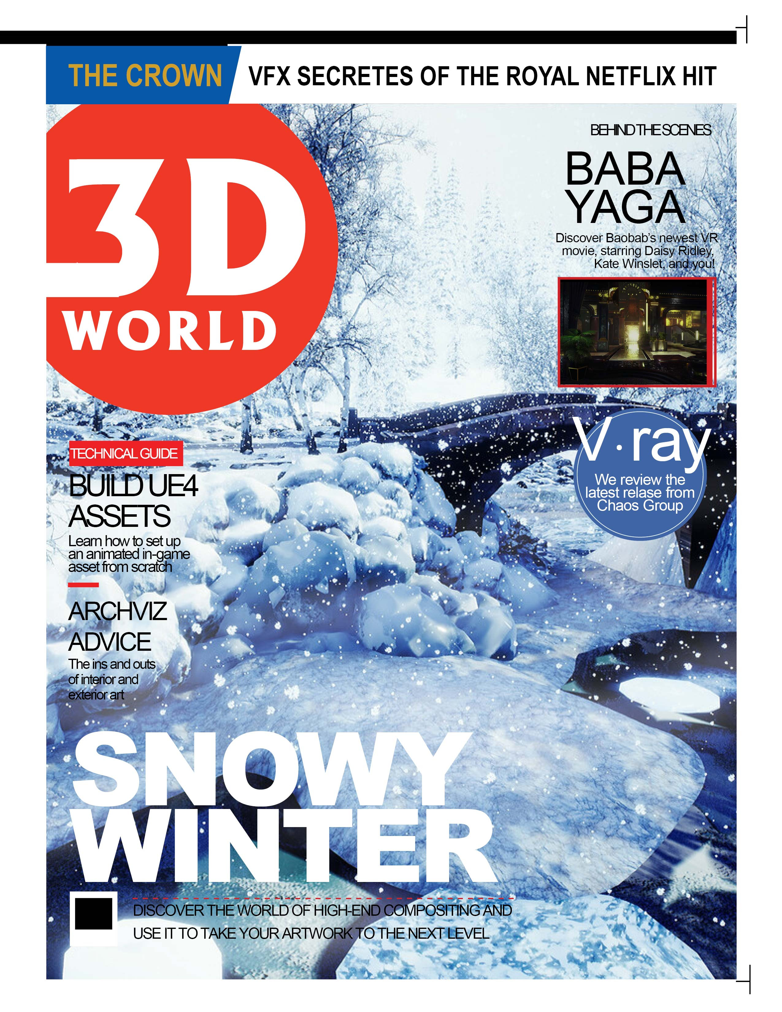 Snowy Winter Scene Cover